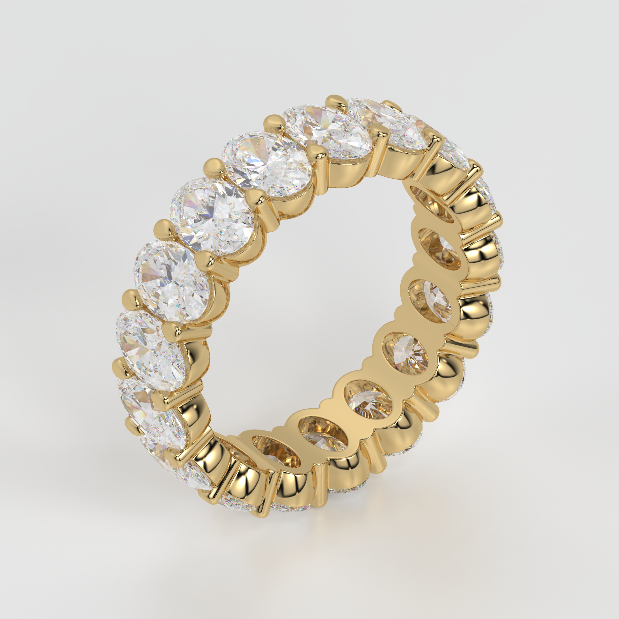 Oval Eternity Band
