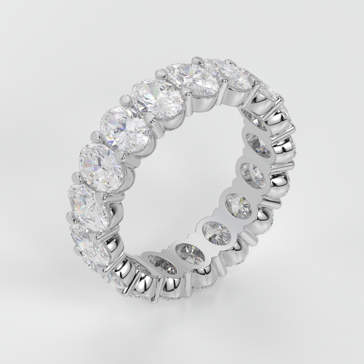 Oval Eternity Band