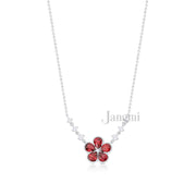 Red Cosmos Pendant
