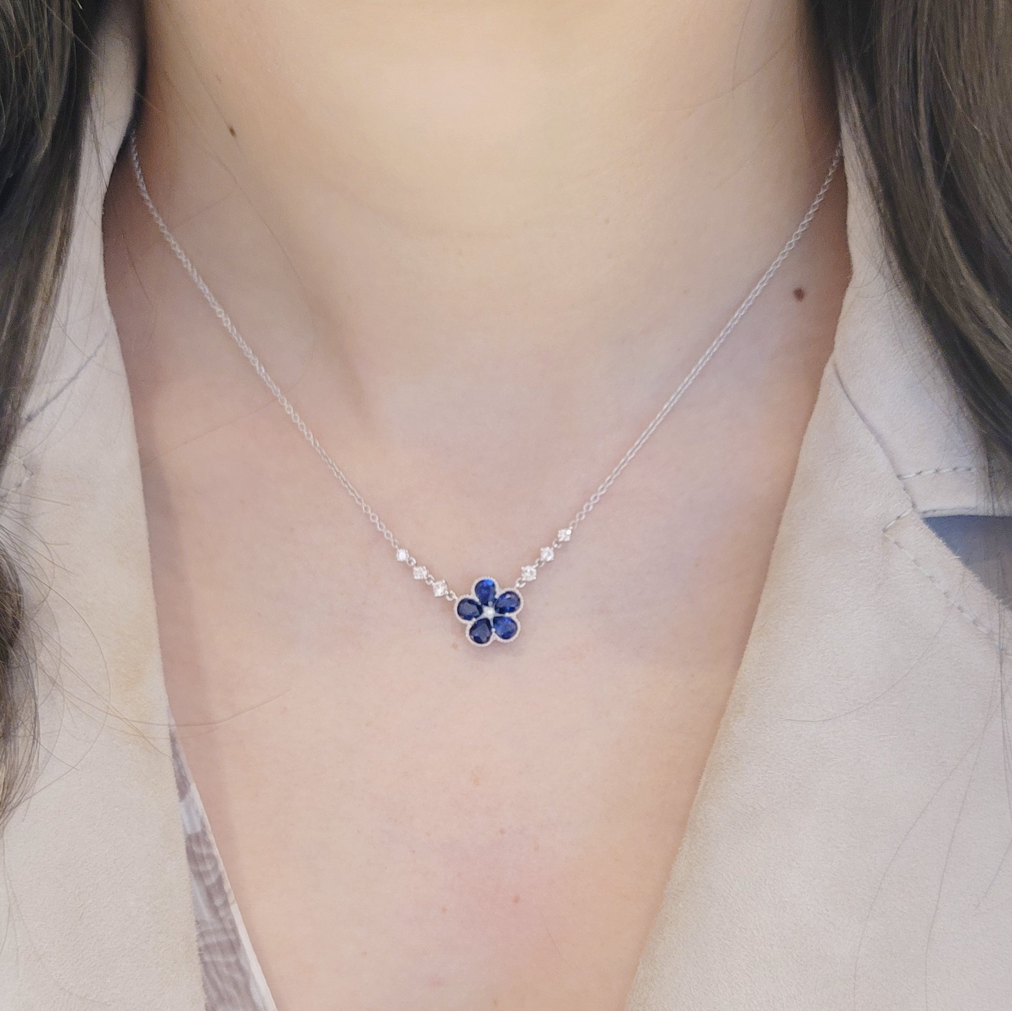 Blue Cosmos Pendant