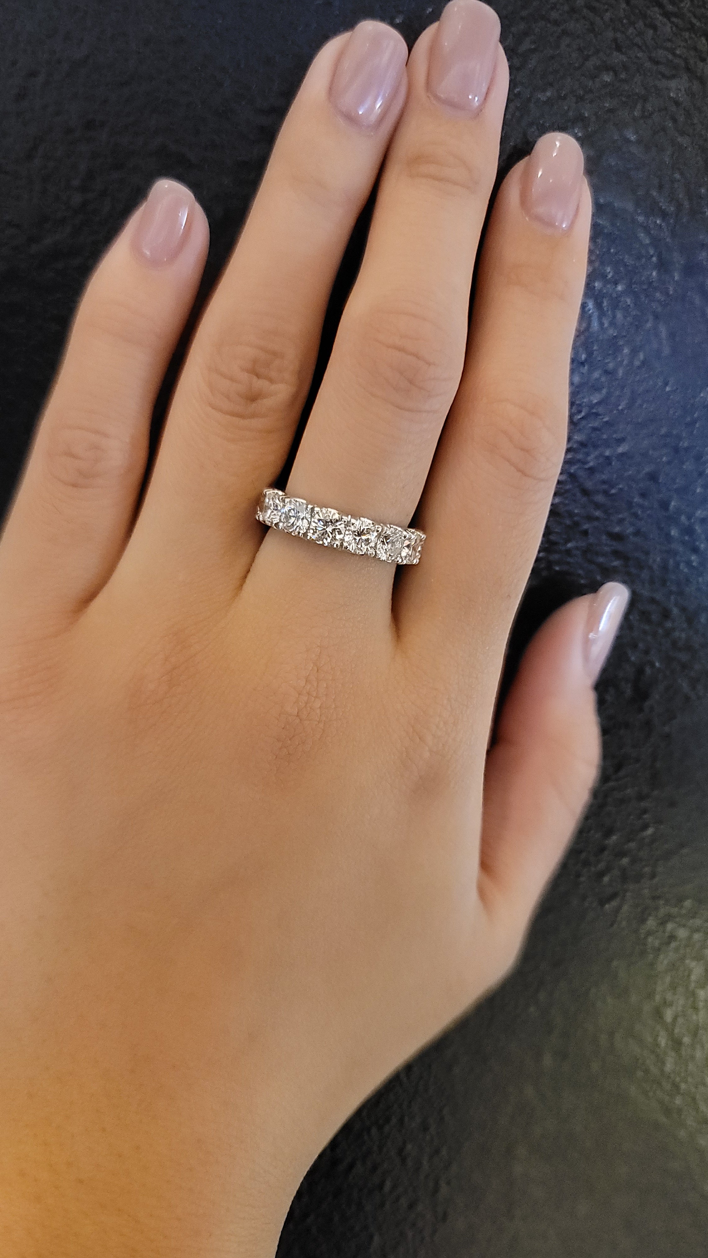 Love Princess Flat Eternity Ring