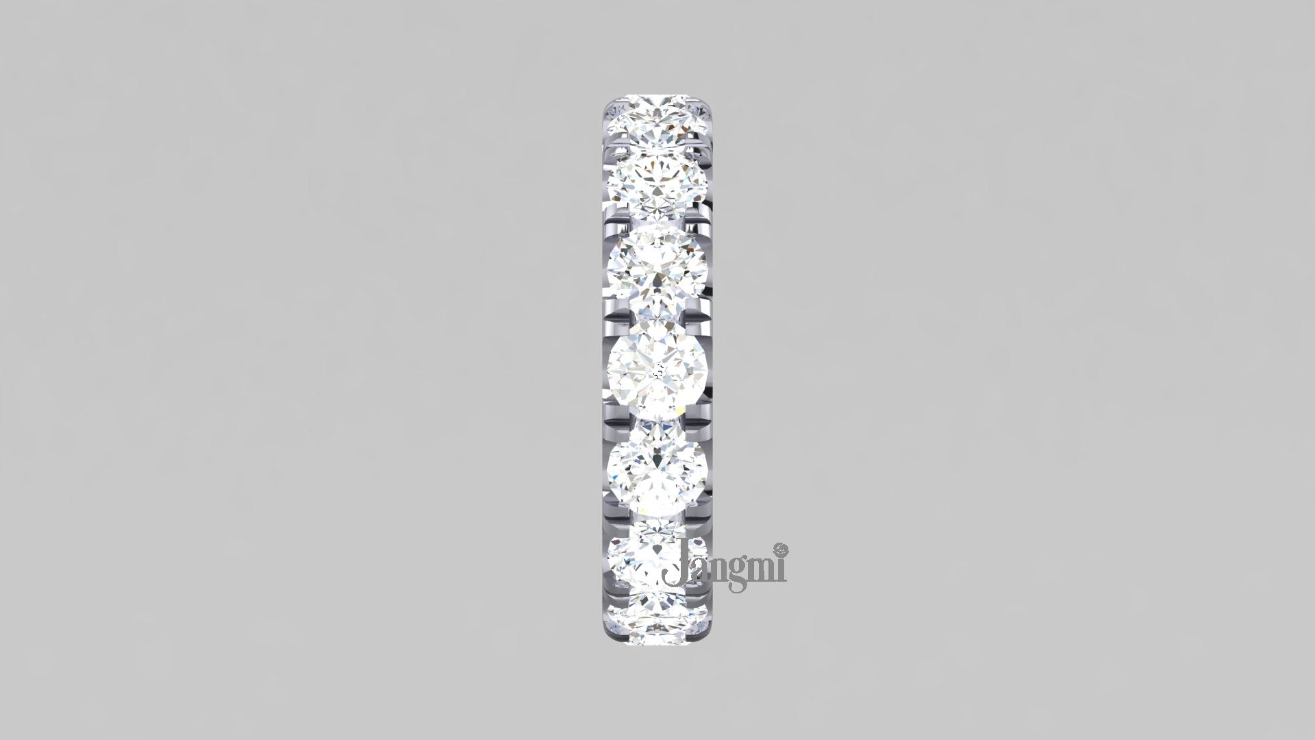 Love Princess Flat Eternity Ring