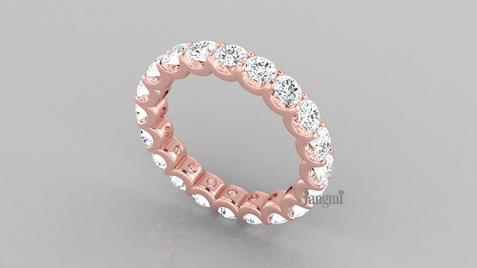 Love U Shared Prong Wedding band 100%