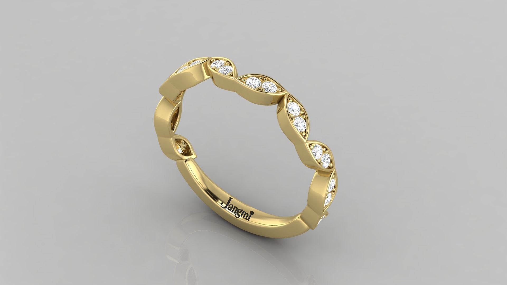 Love V Eyelet Ring