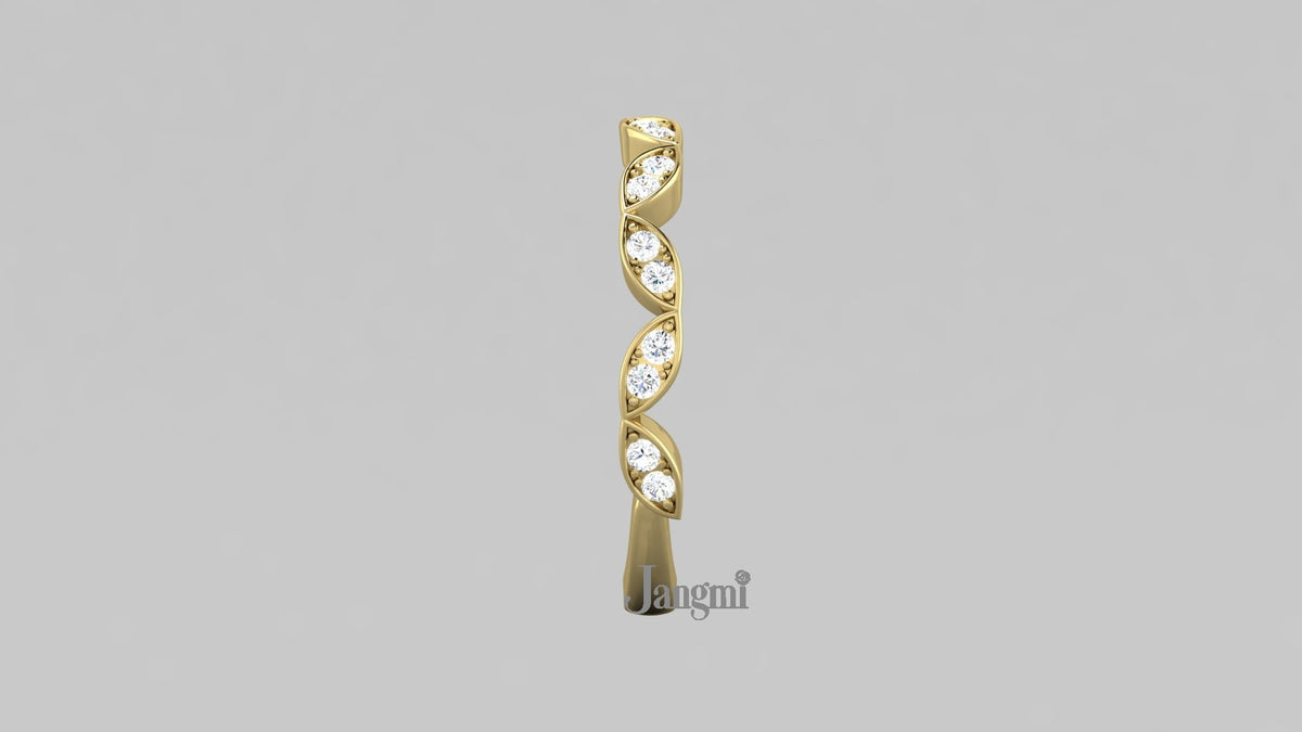 Love V Eyelet Ring