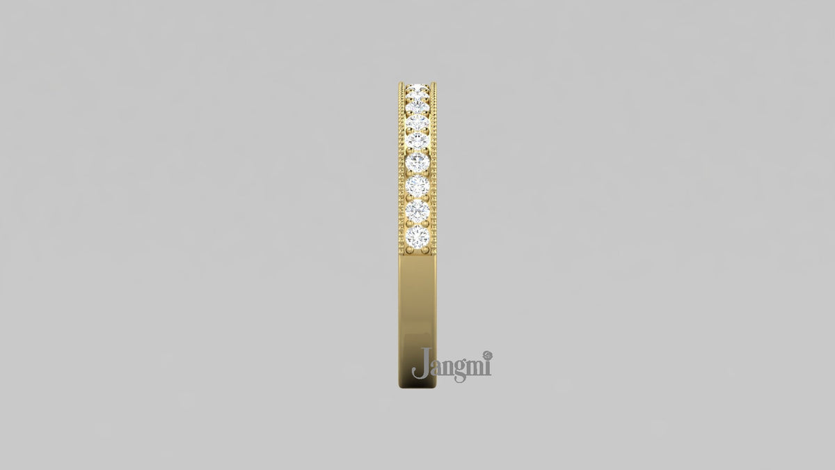 Love Channel Wedding Band