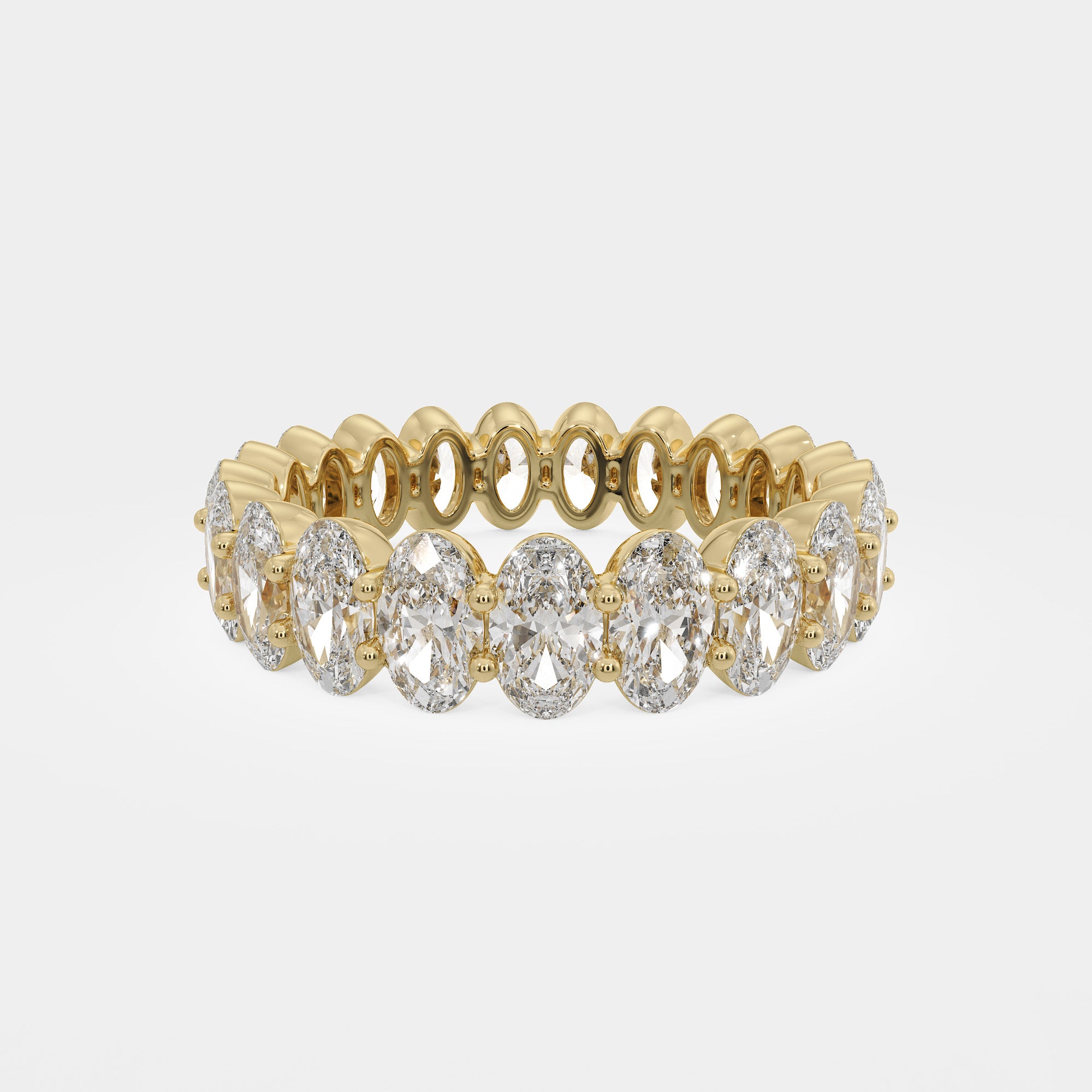 Oval Eternity Band