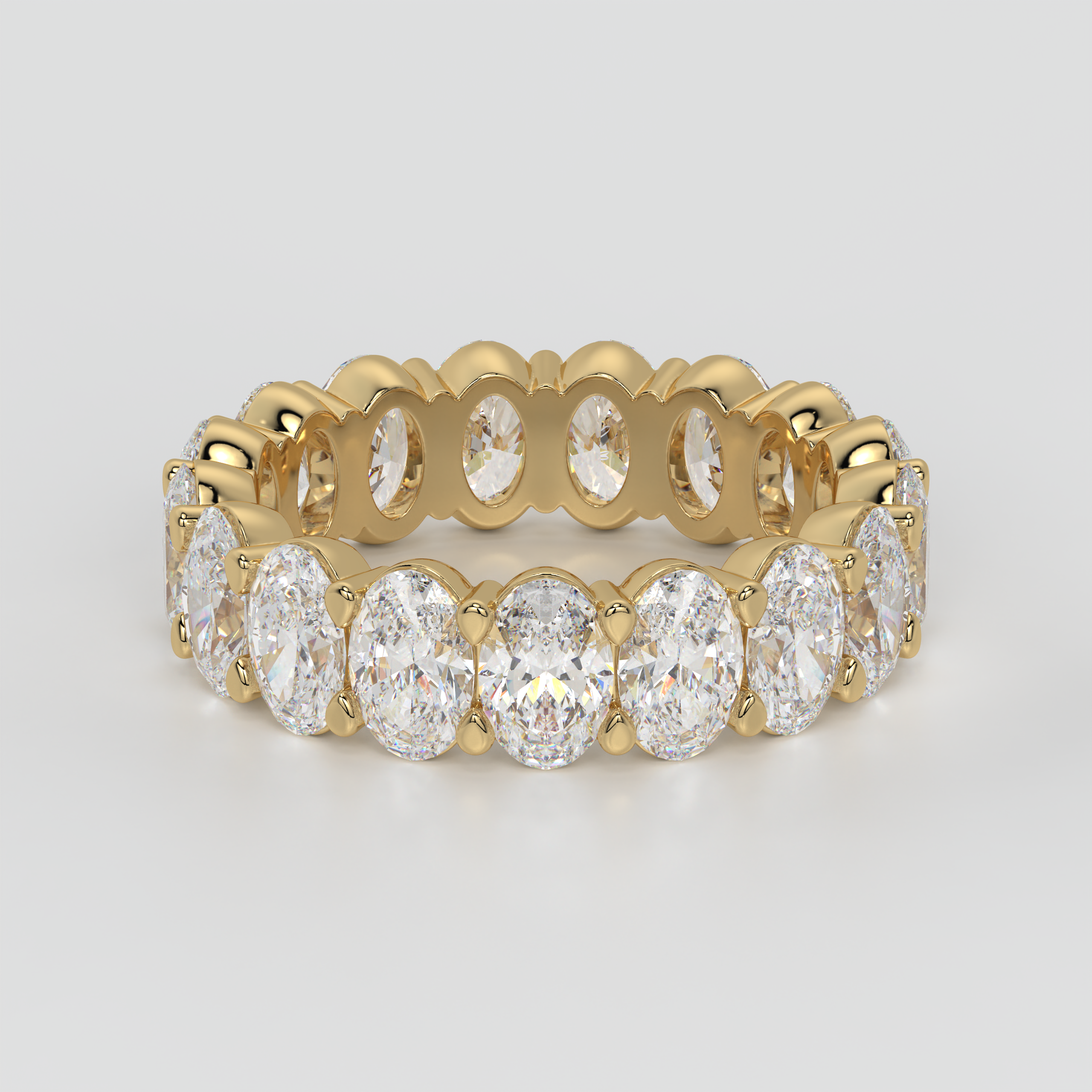Oval Eternity Band