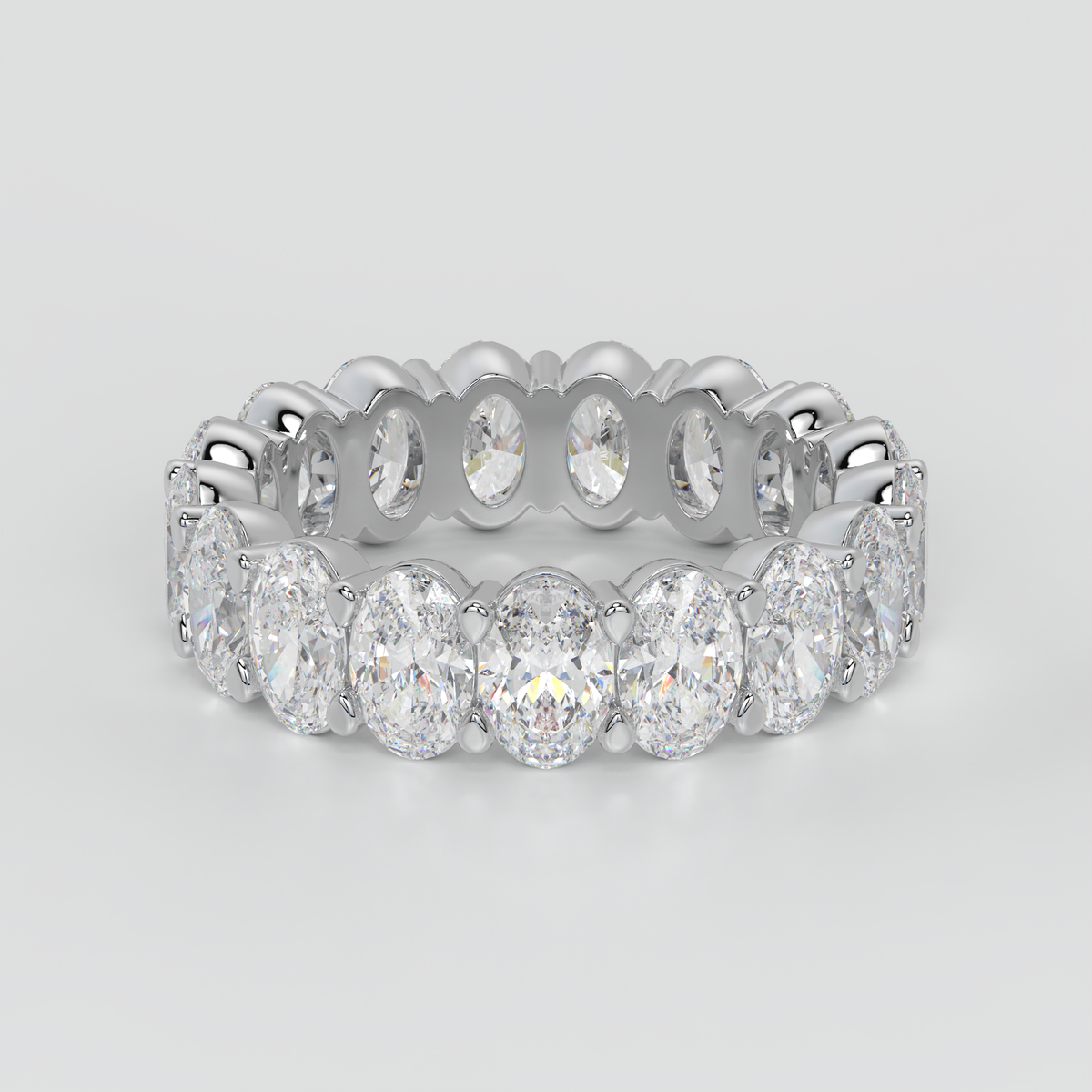 Oval Eternity Band