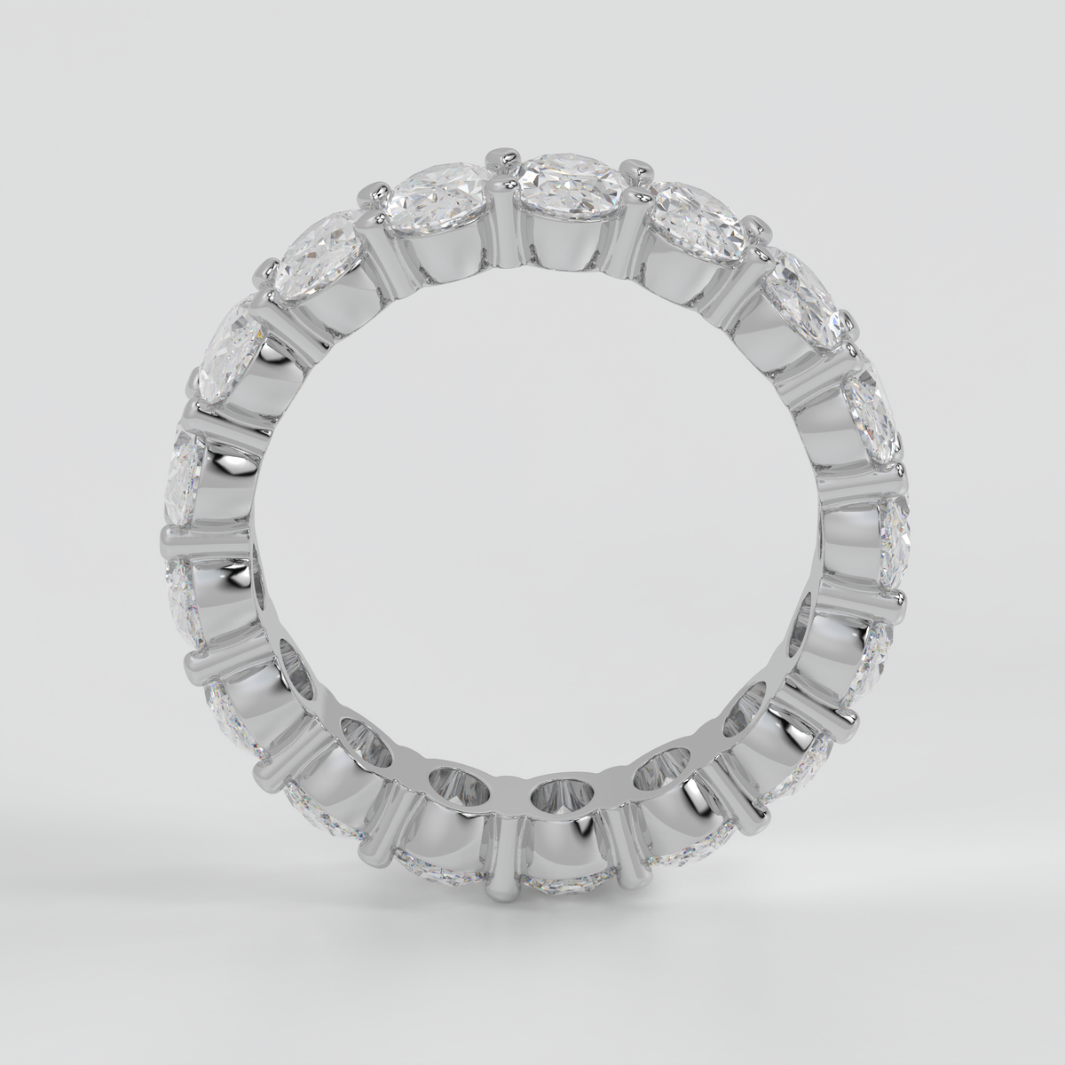 Oval Eternity Band