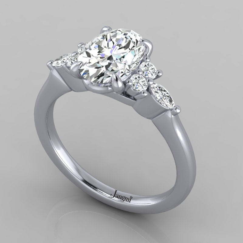platinum-oval