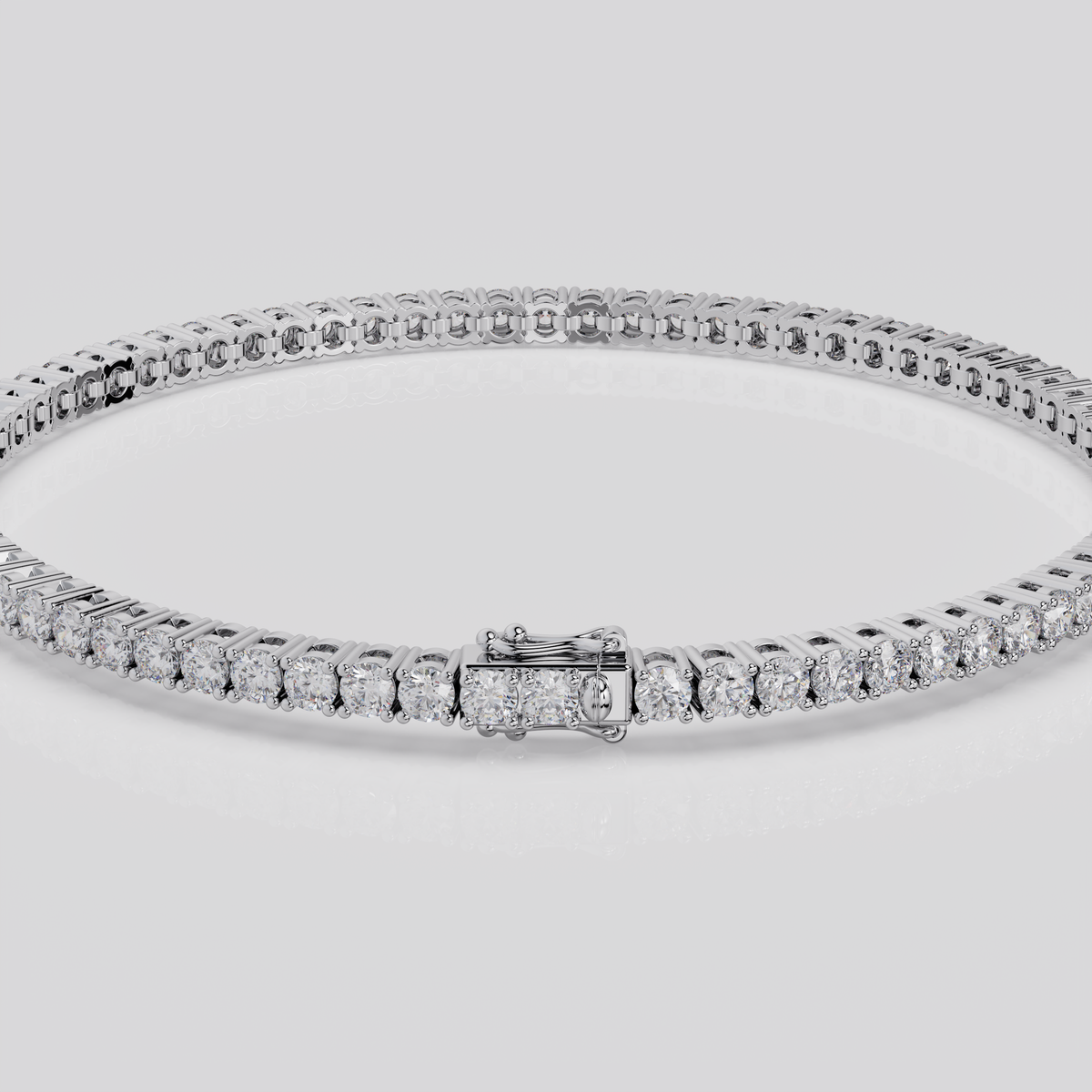 4ct Lab-Grown Tennis Bracelet, EF Color, VVS