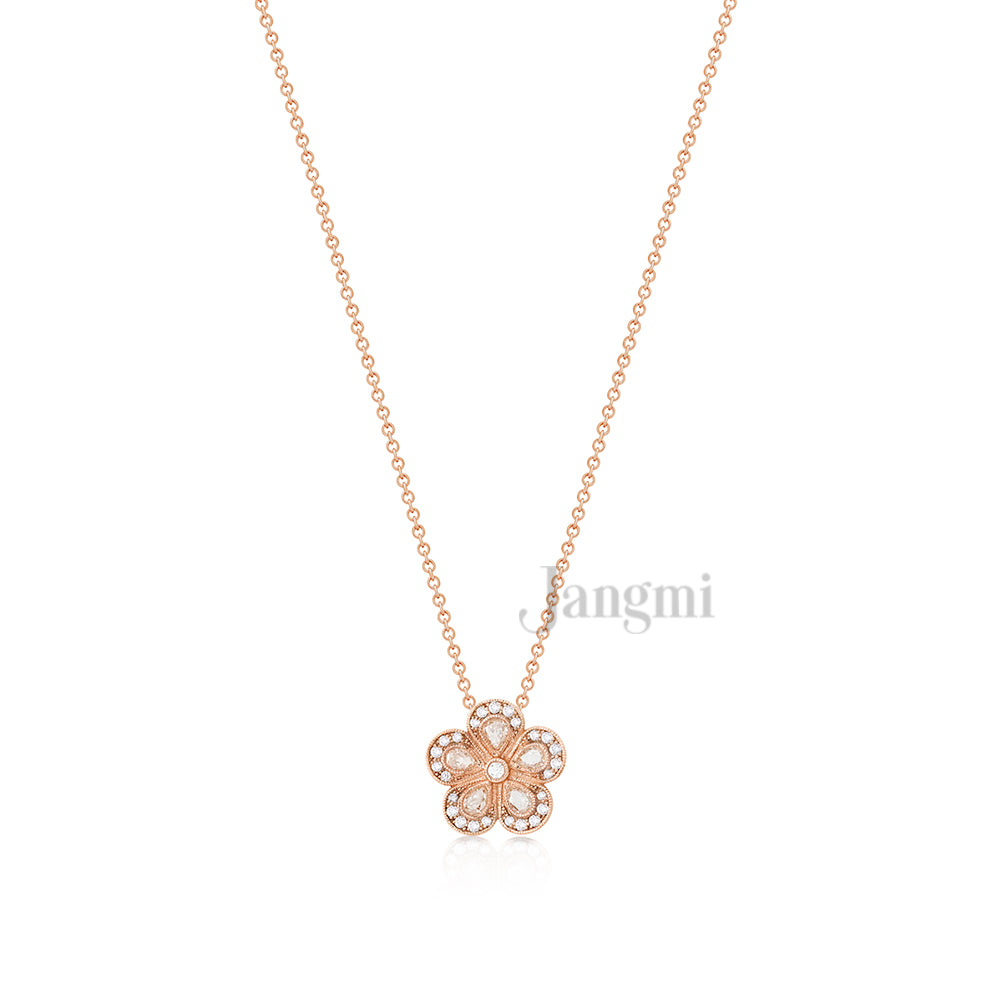 Pink Rose Pendant