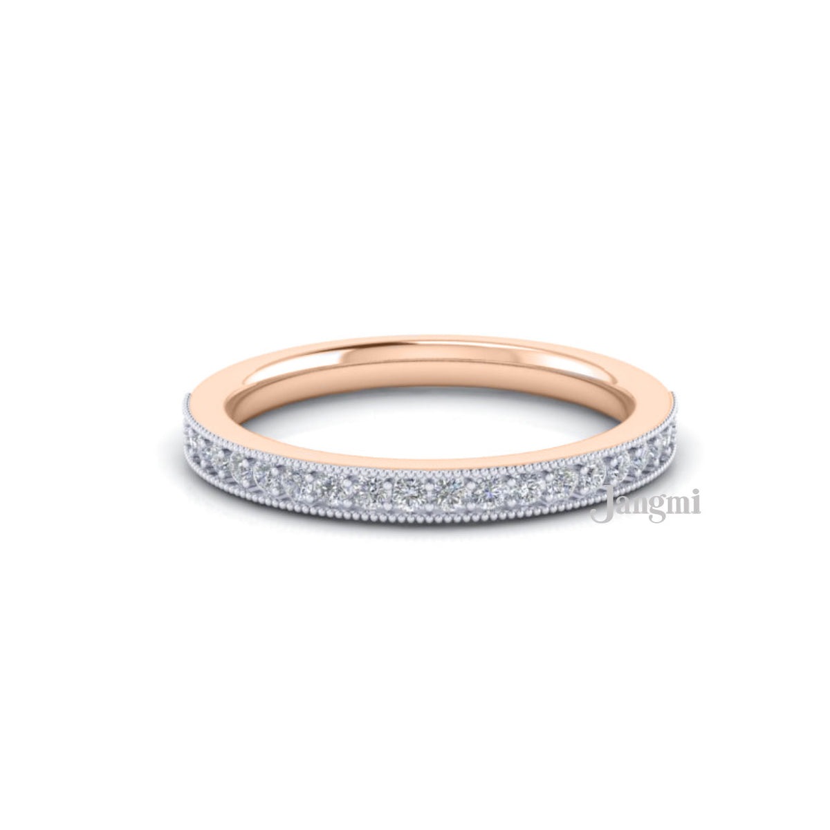 Love Channel Wedding Band