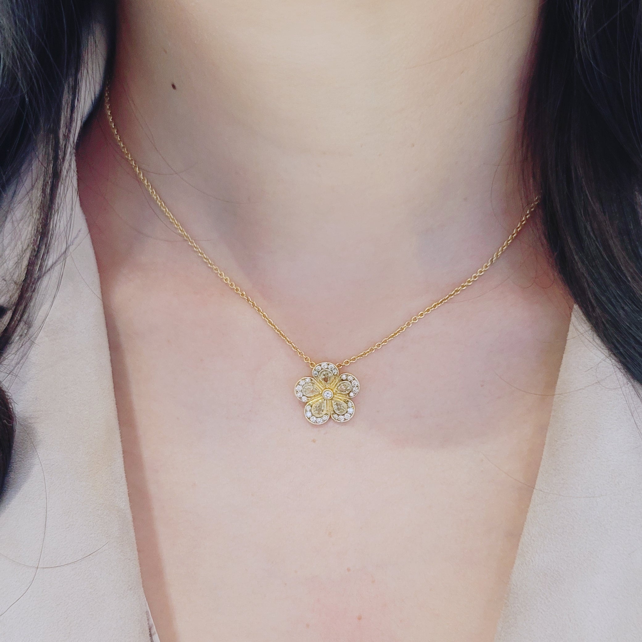 Pink Rose Pendant