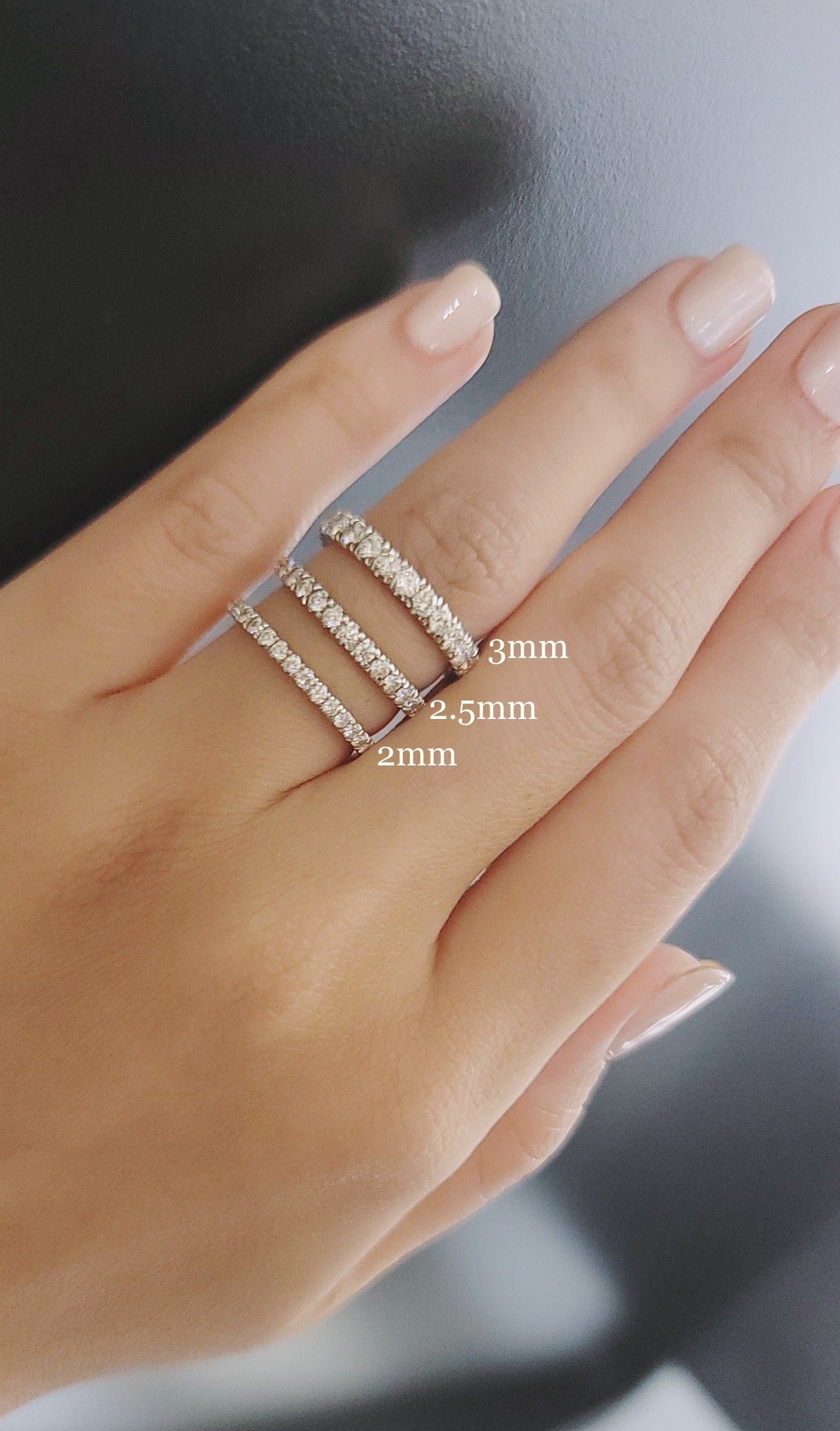 Love II 3mm Wedding Band