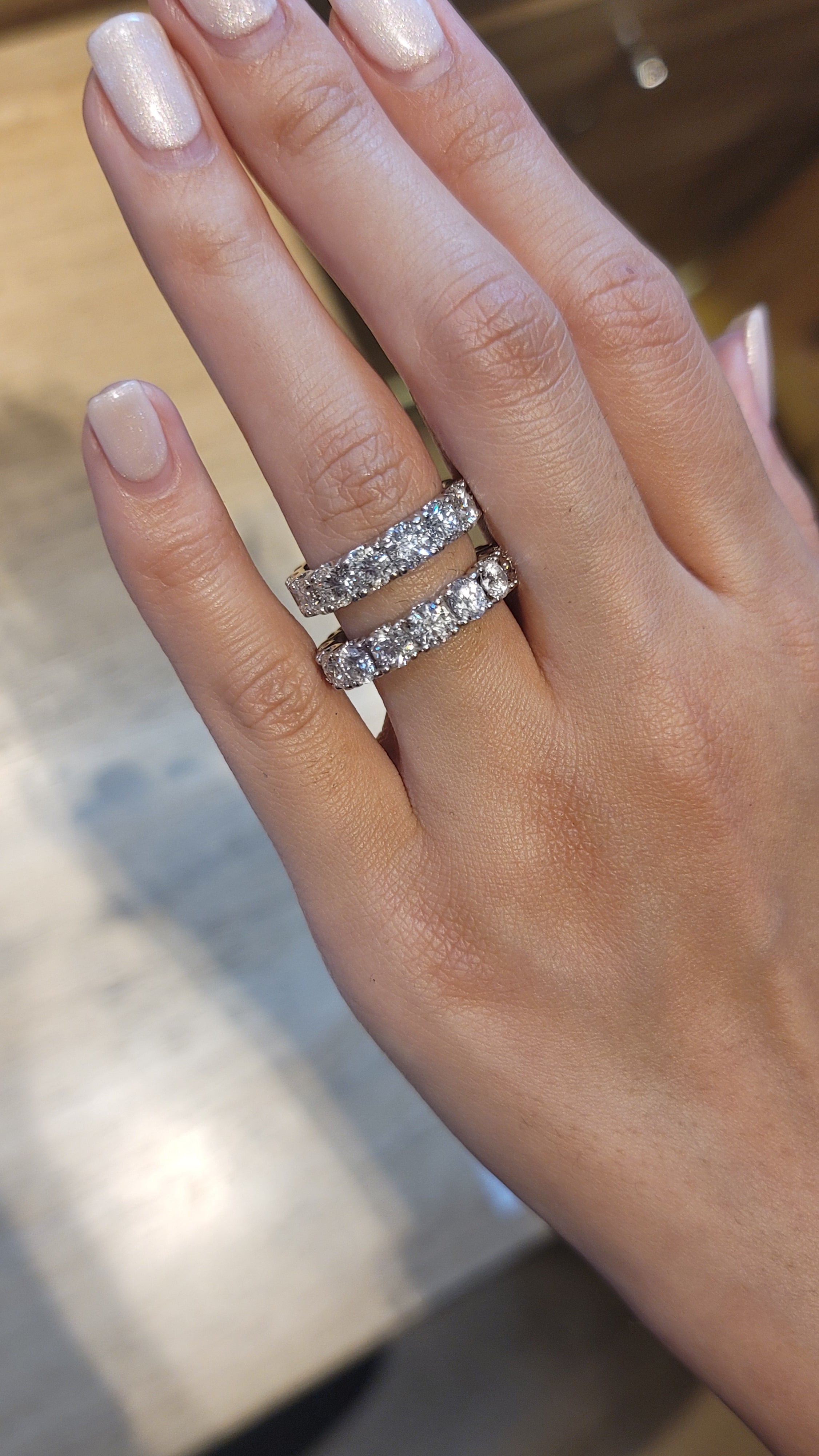 Love Princess Flat Eternity Ring