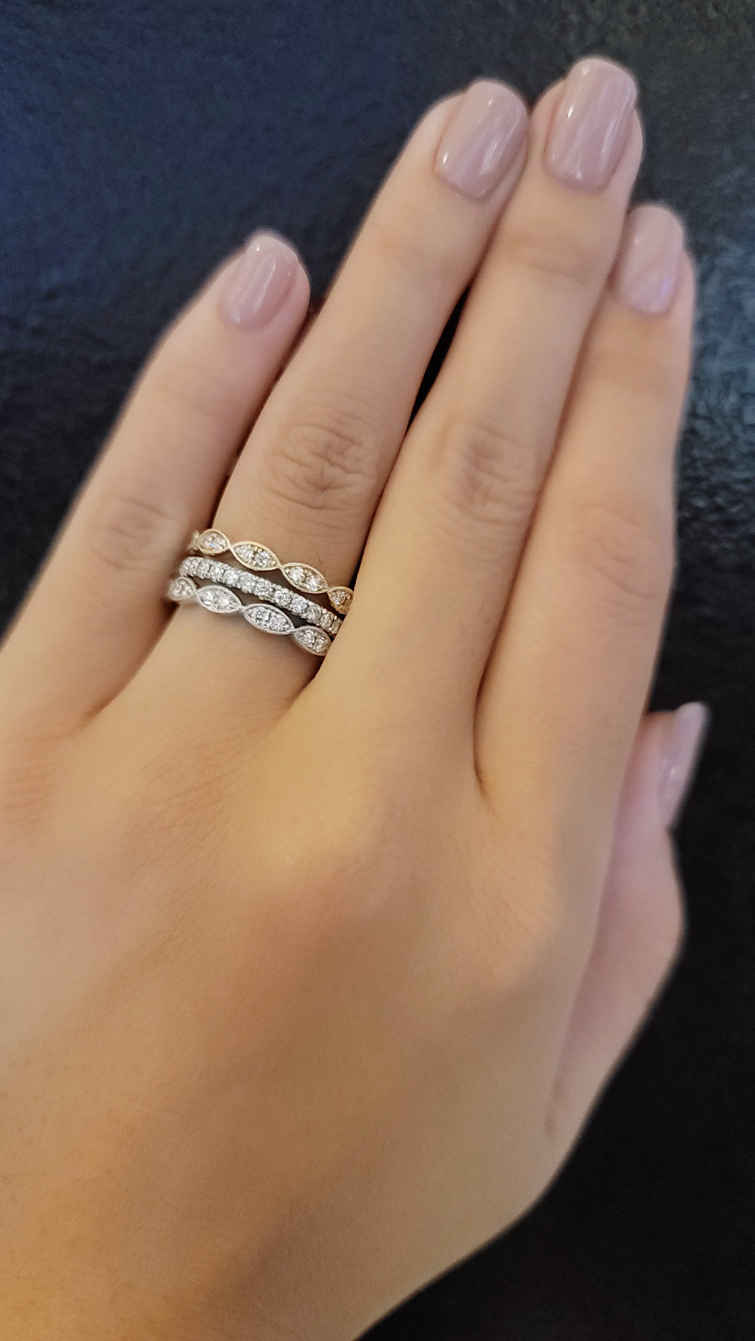 Love Eyelet Wedding Band