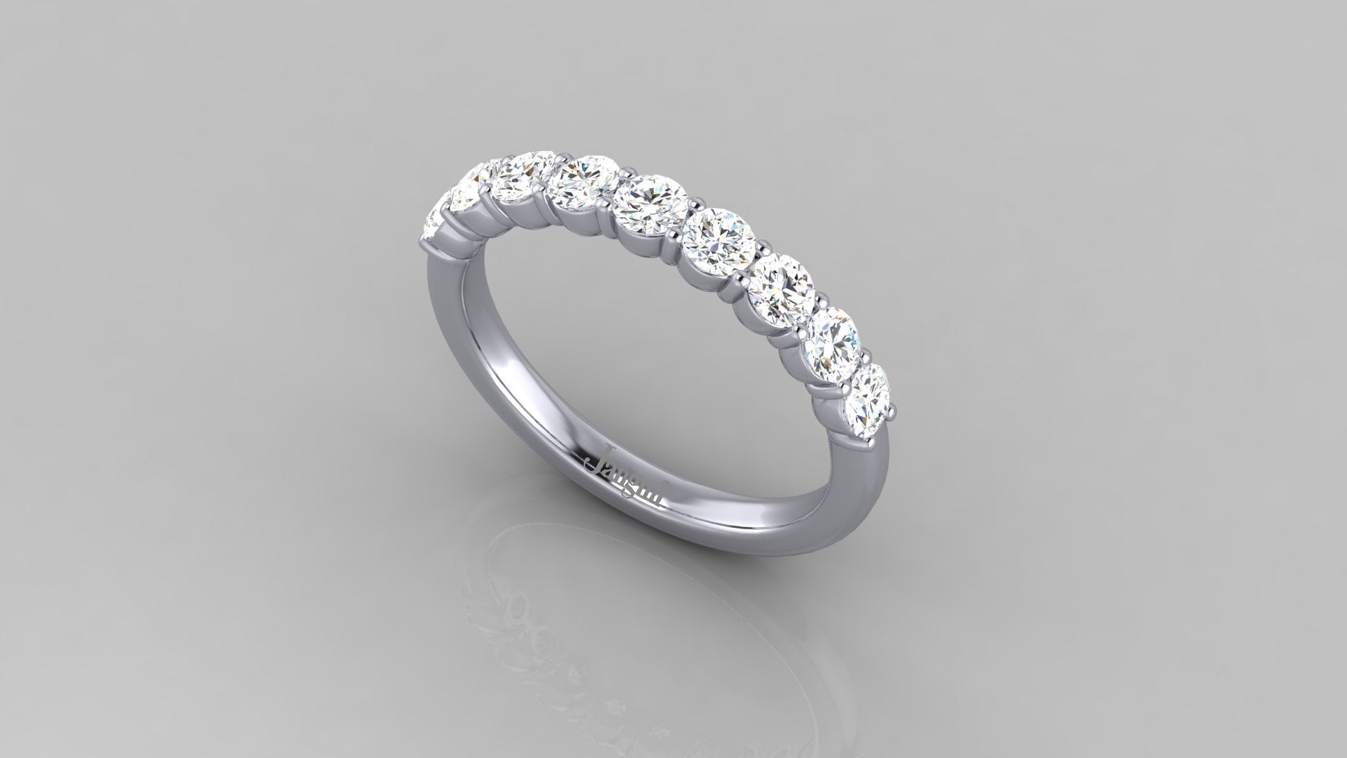 Shared Mini Prong 9 Diamonds
