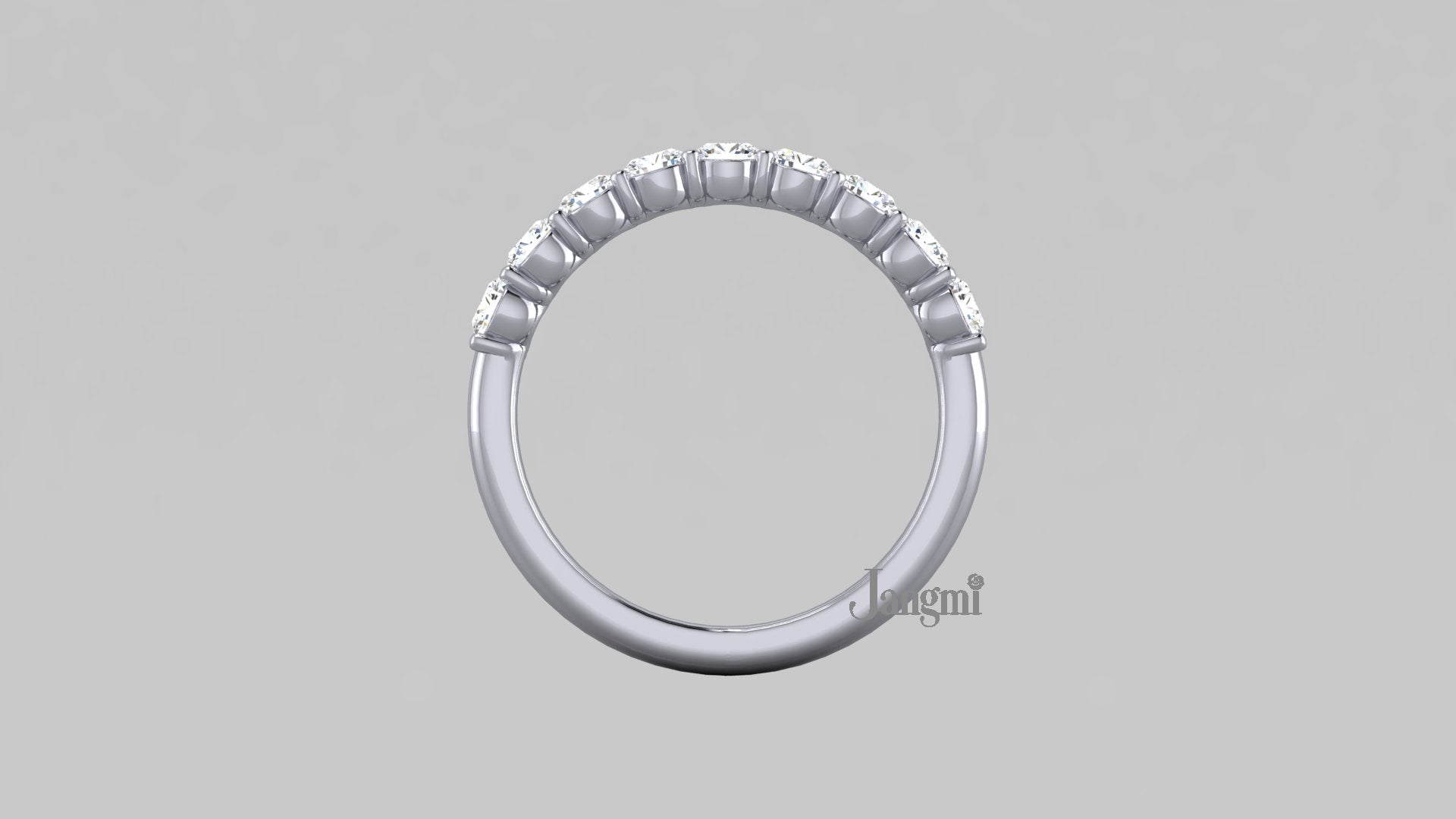 Shared Mini Prong 9 Diamonds