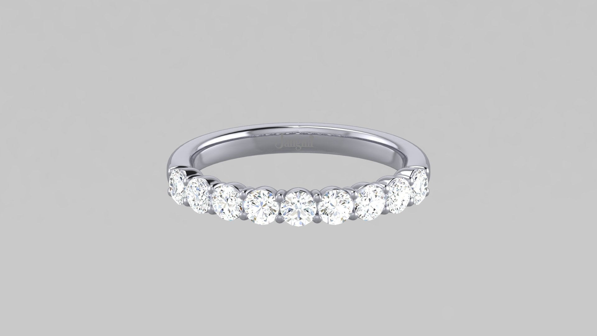Shared Mini Prong 9 Diamonds