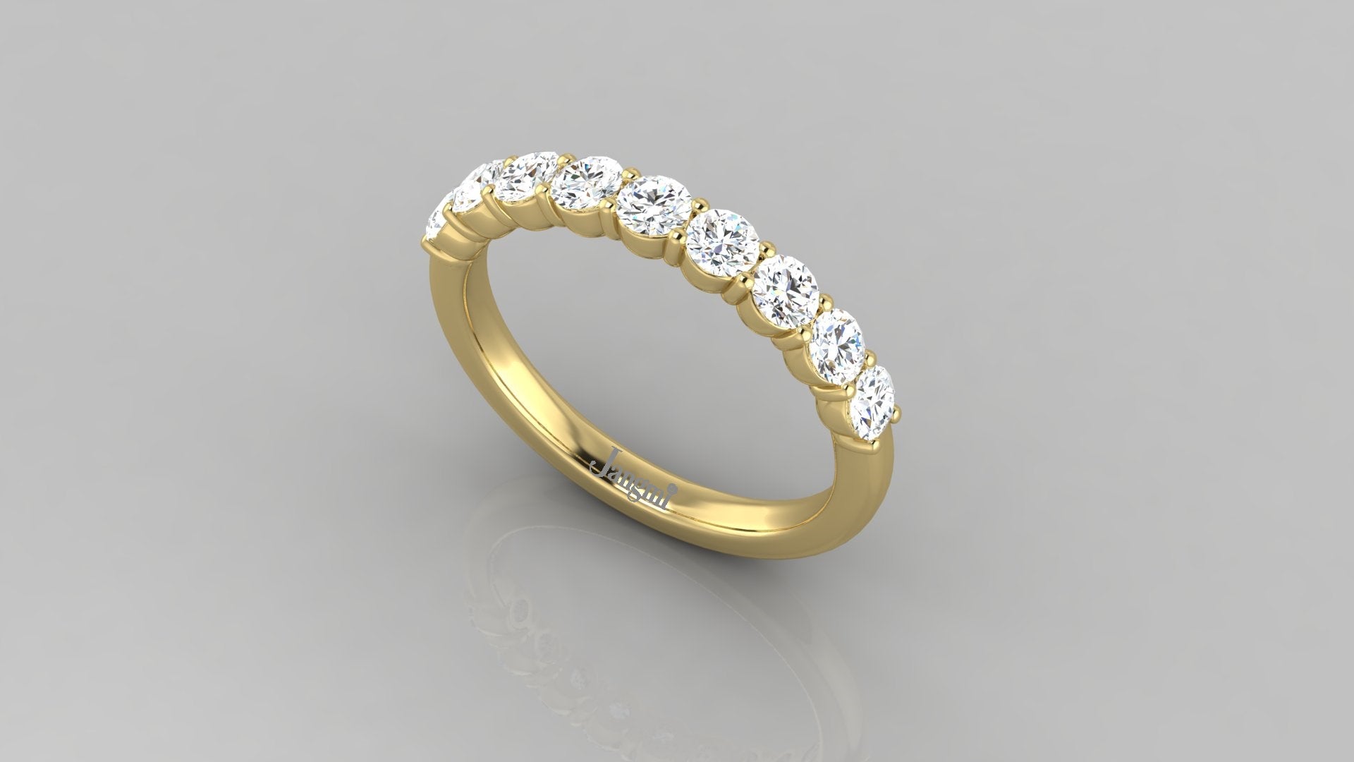 Shared Mini Prong 9 Diamonds