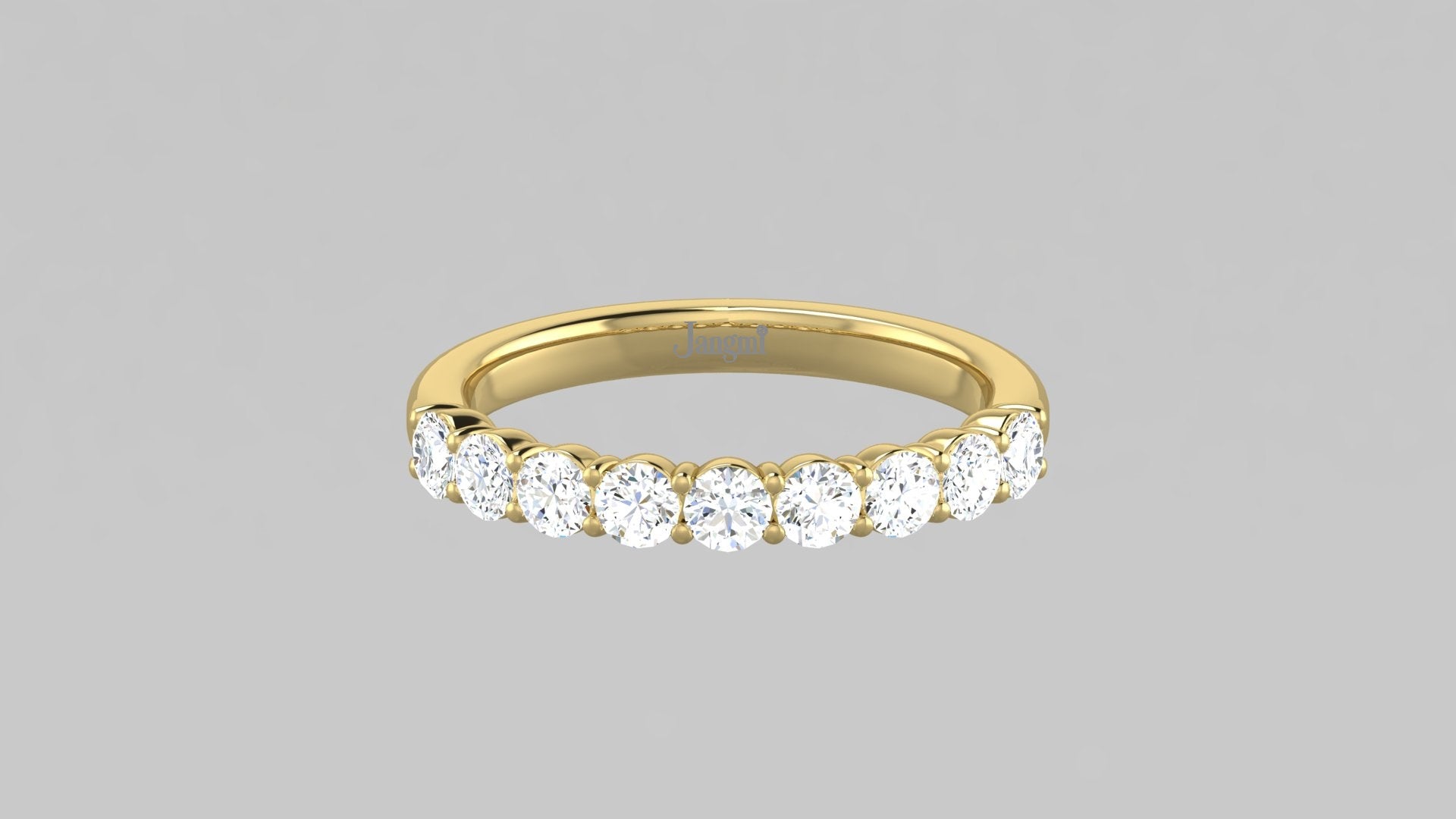 Shared Mini Prong 9 Diamonds