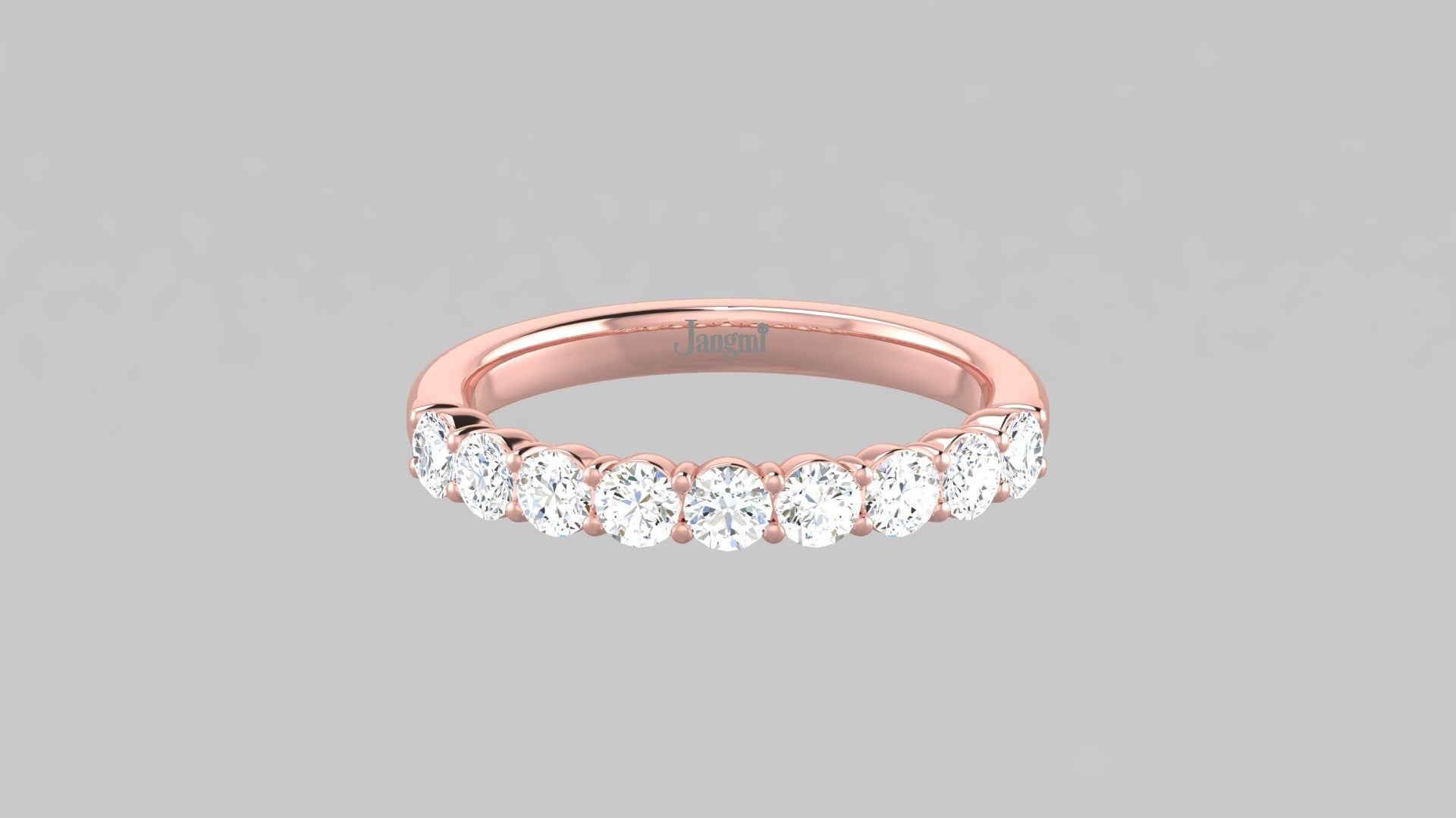 Shared Mini Prong 9 Diamonds