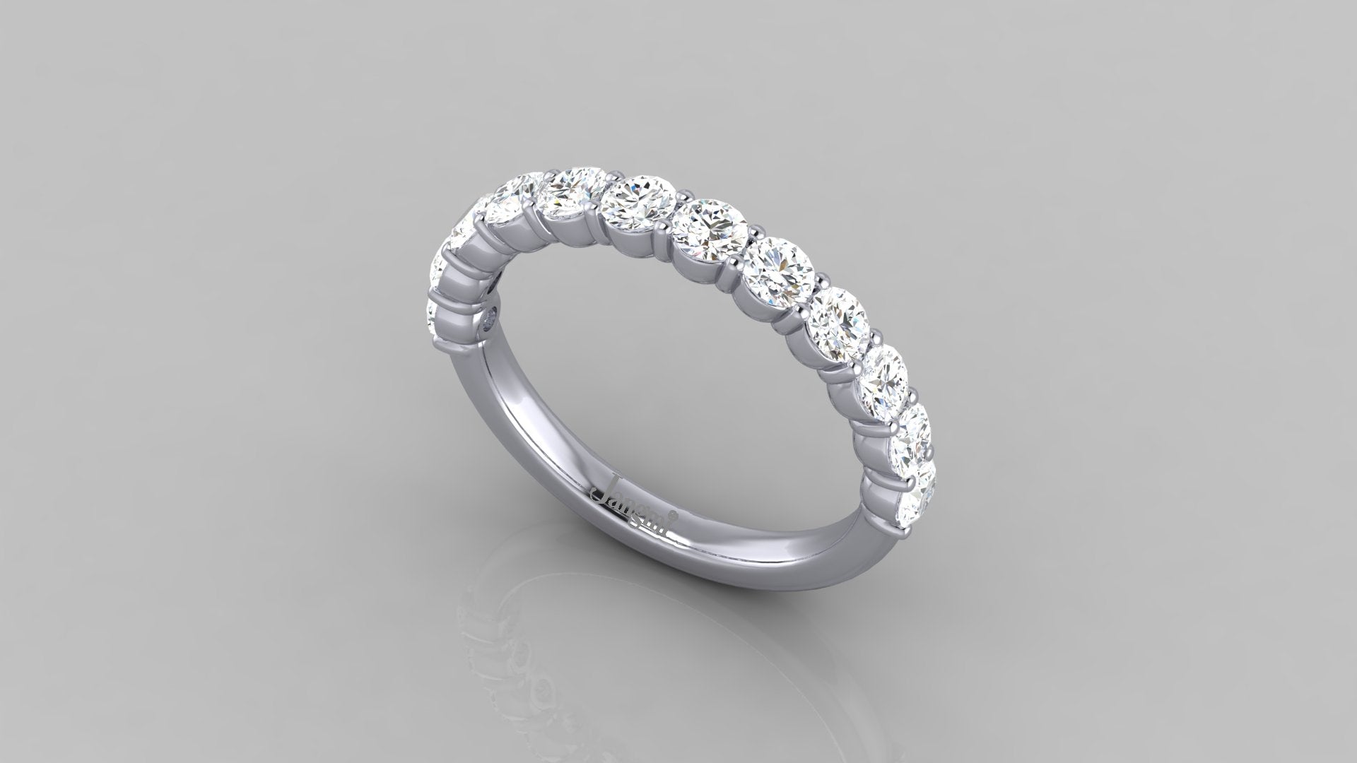 Shared Mini Prong 12 Diamonds