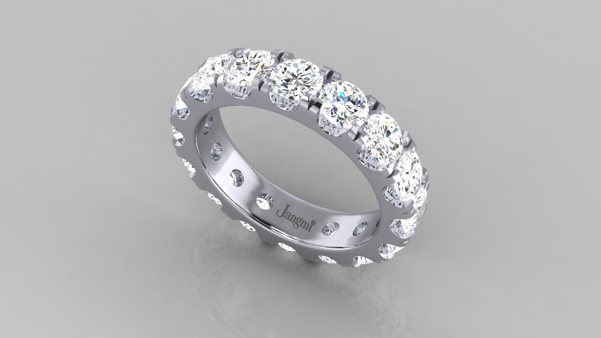 Love Princess Flat Eternity Ring