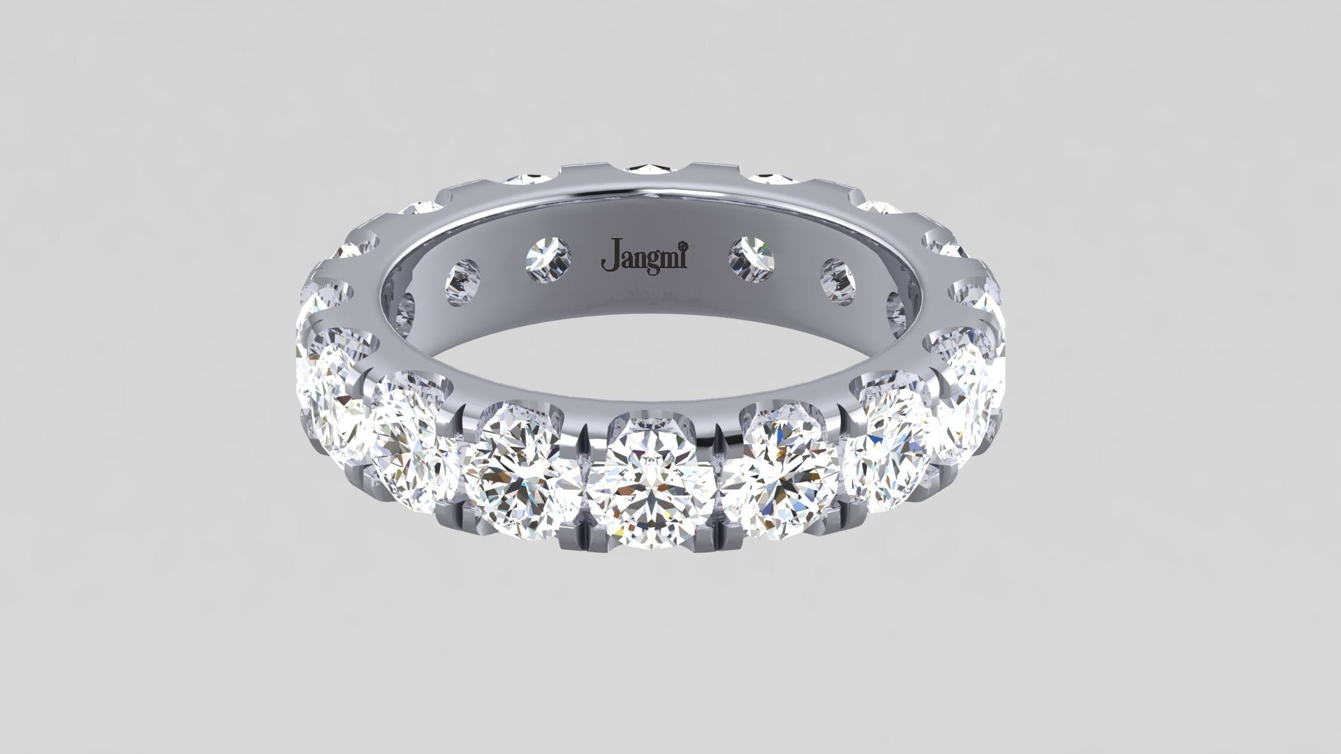 Love Princess Flat Eternity Ring