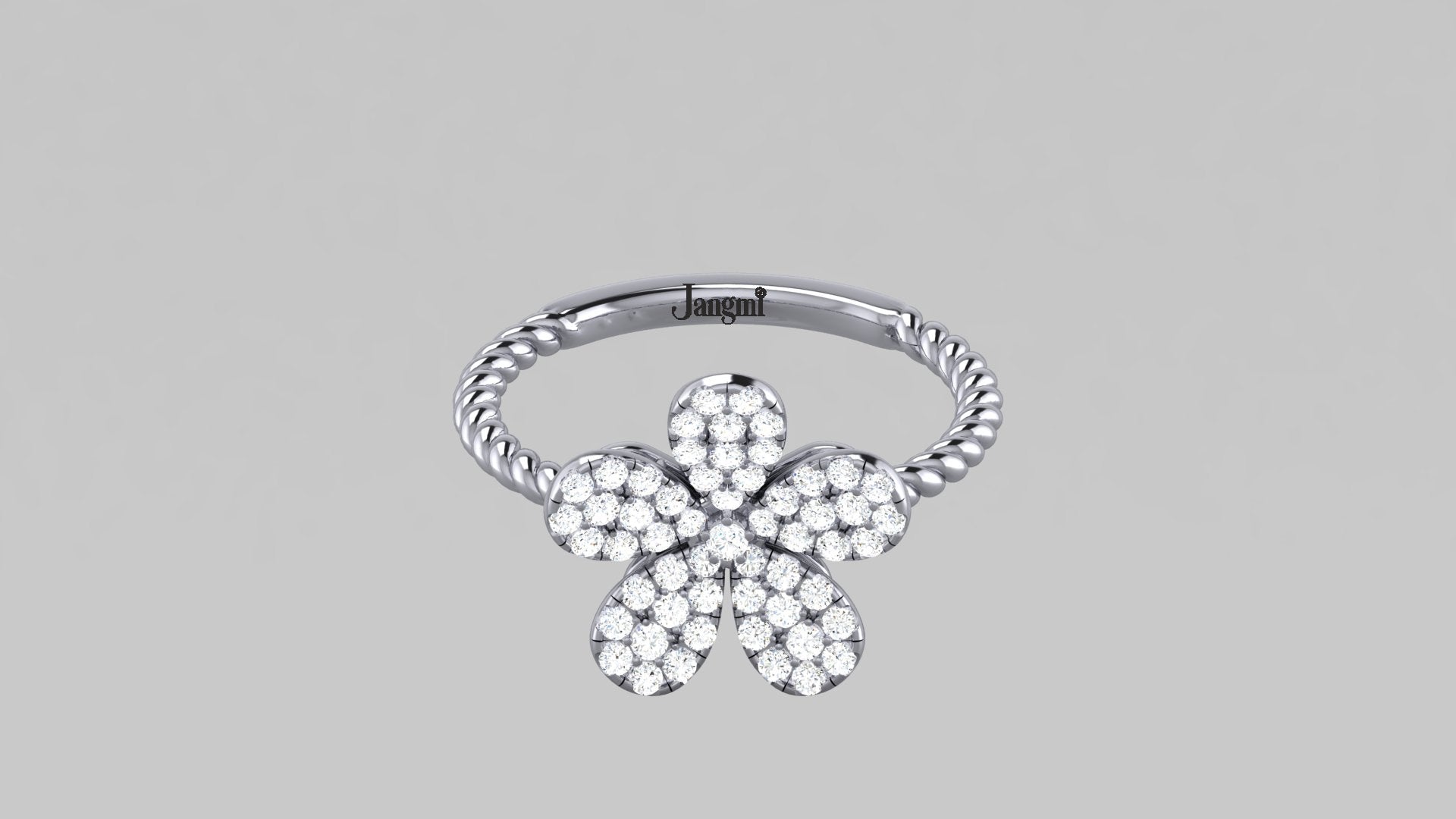 Love Calla Diamond Ring