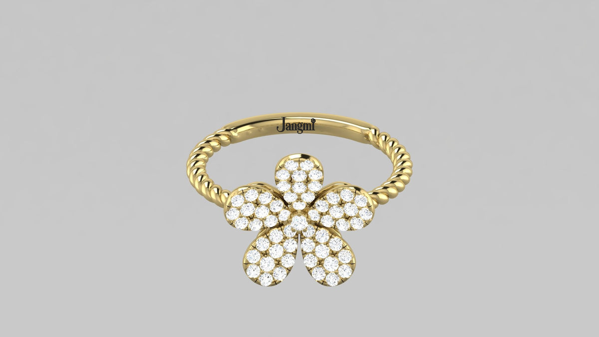 Love Calla Diamond Ring