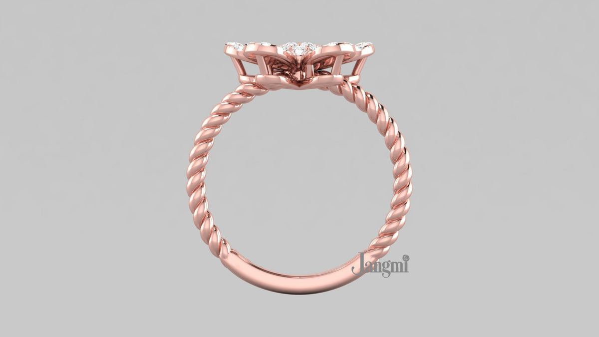 Love Calla Diamond Ring