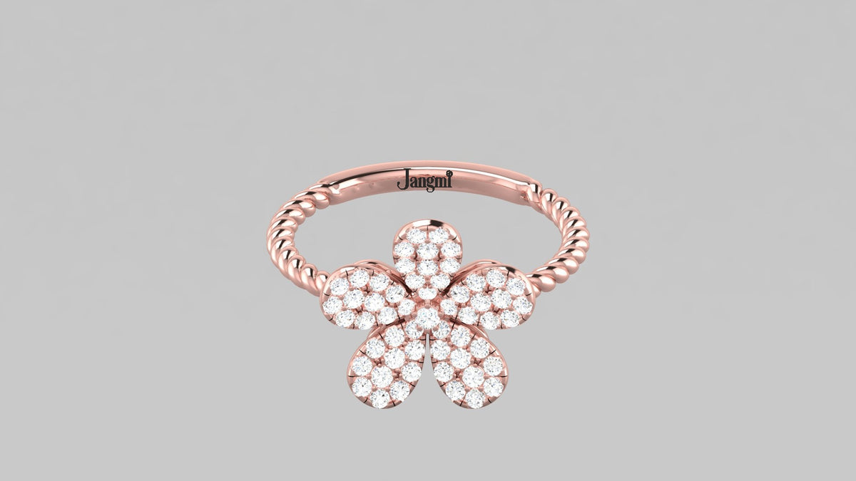 Love Calla Diamond Ring