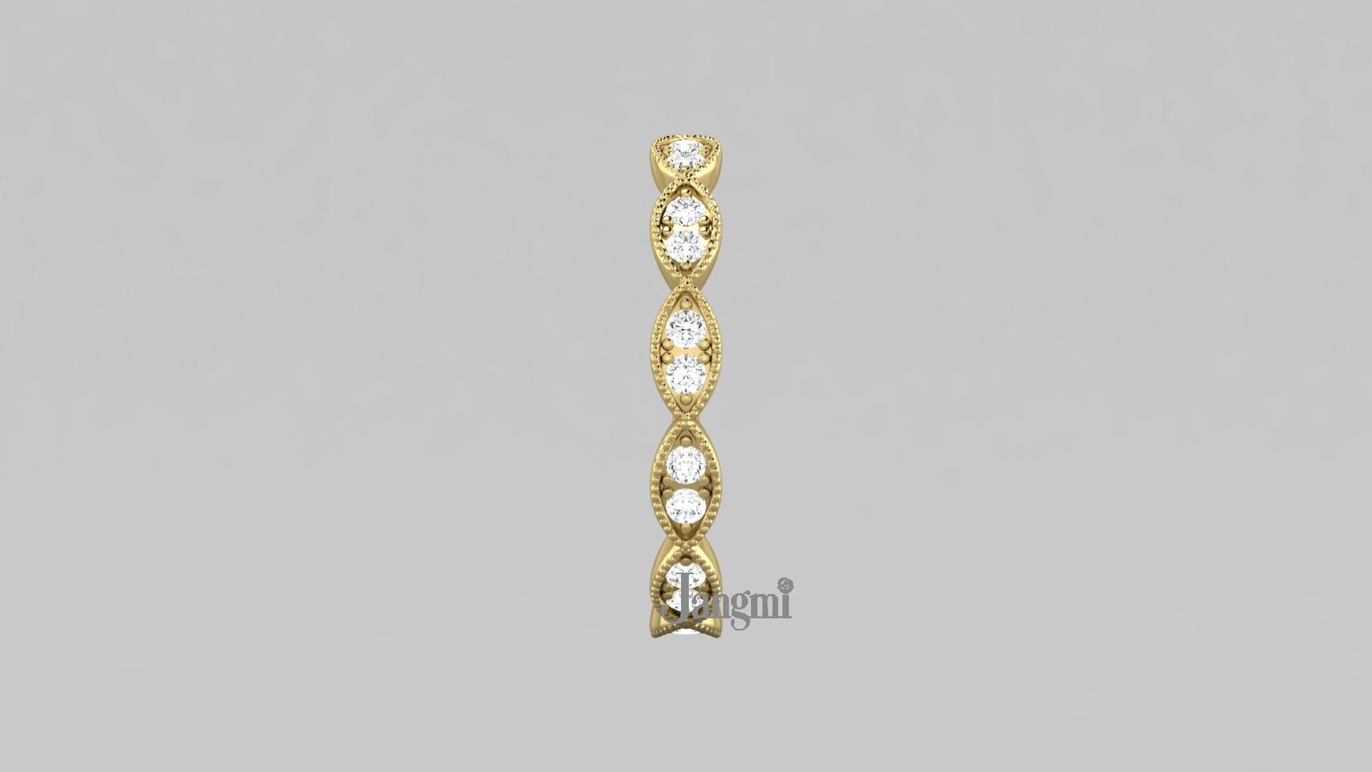 Love Eyelet Wedding Band