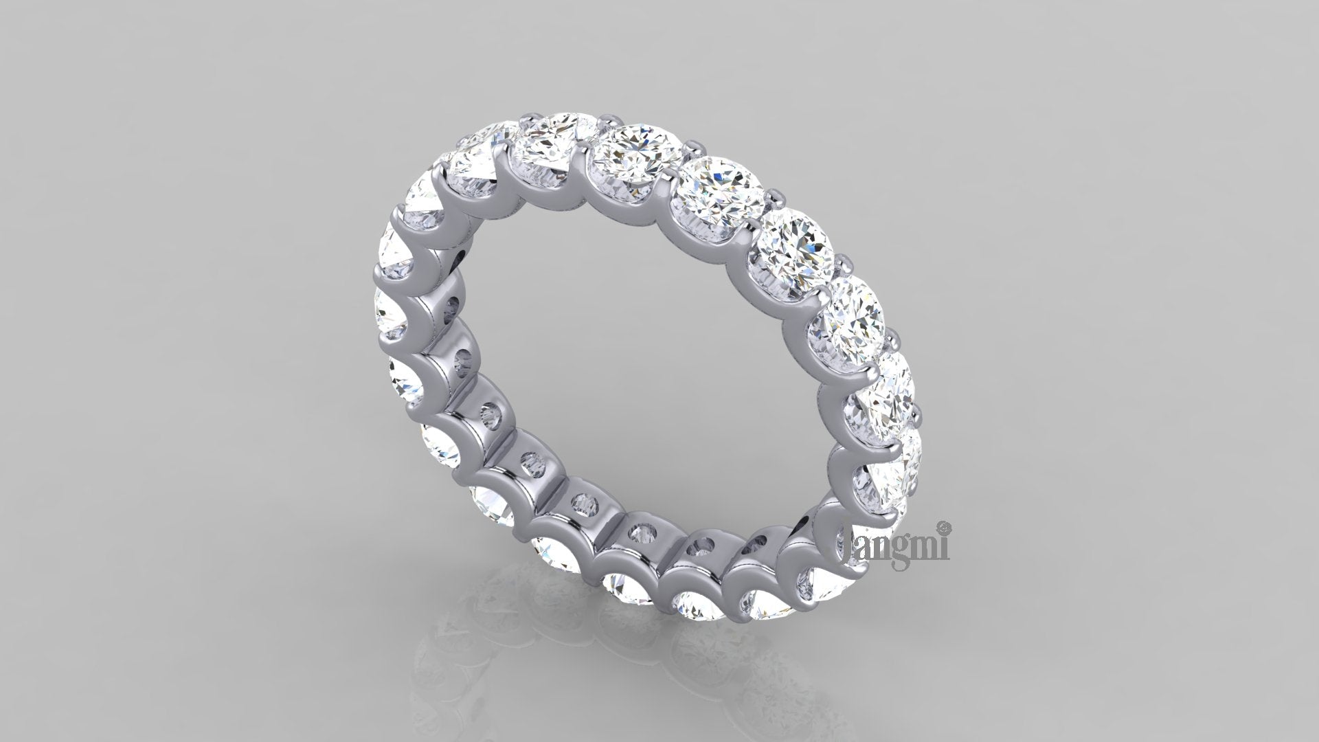 Love U Shared Prong Wedding band 100%