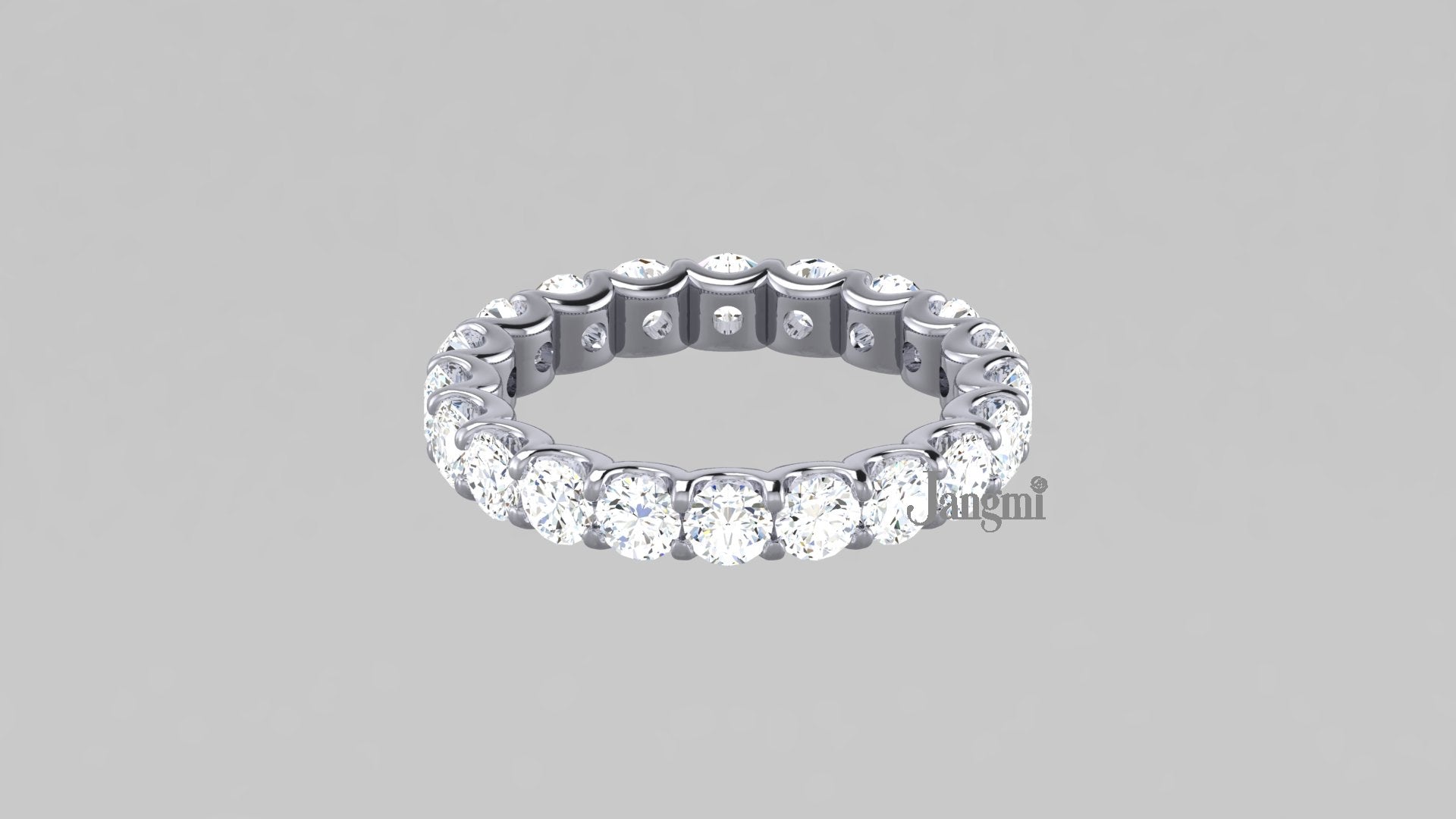 Love U Shared Prong Wedding band 100%