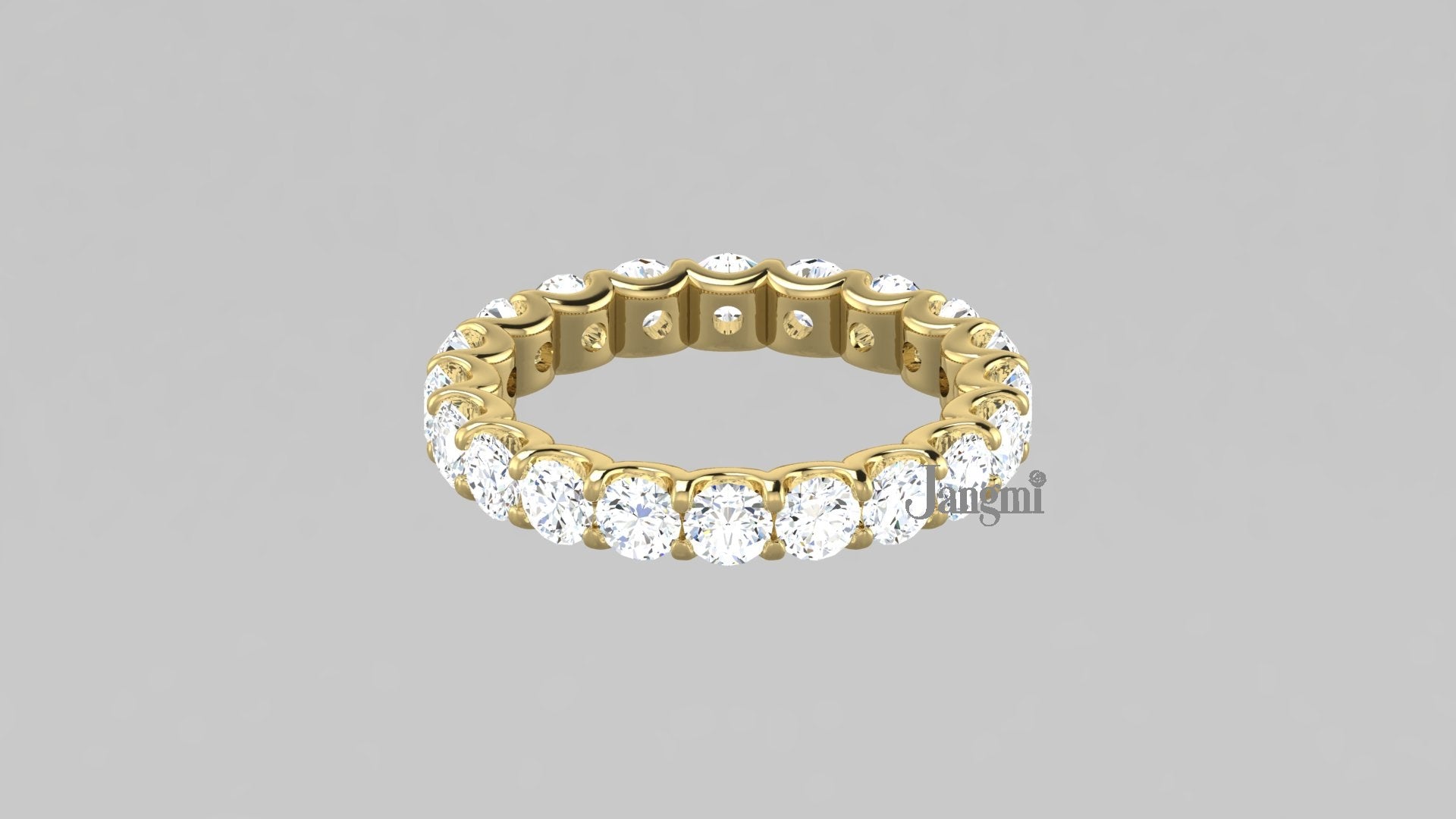 Love U Shared Prong Wedding band 100%