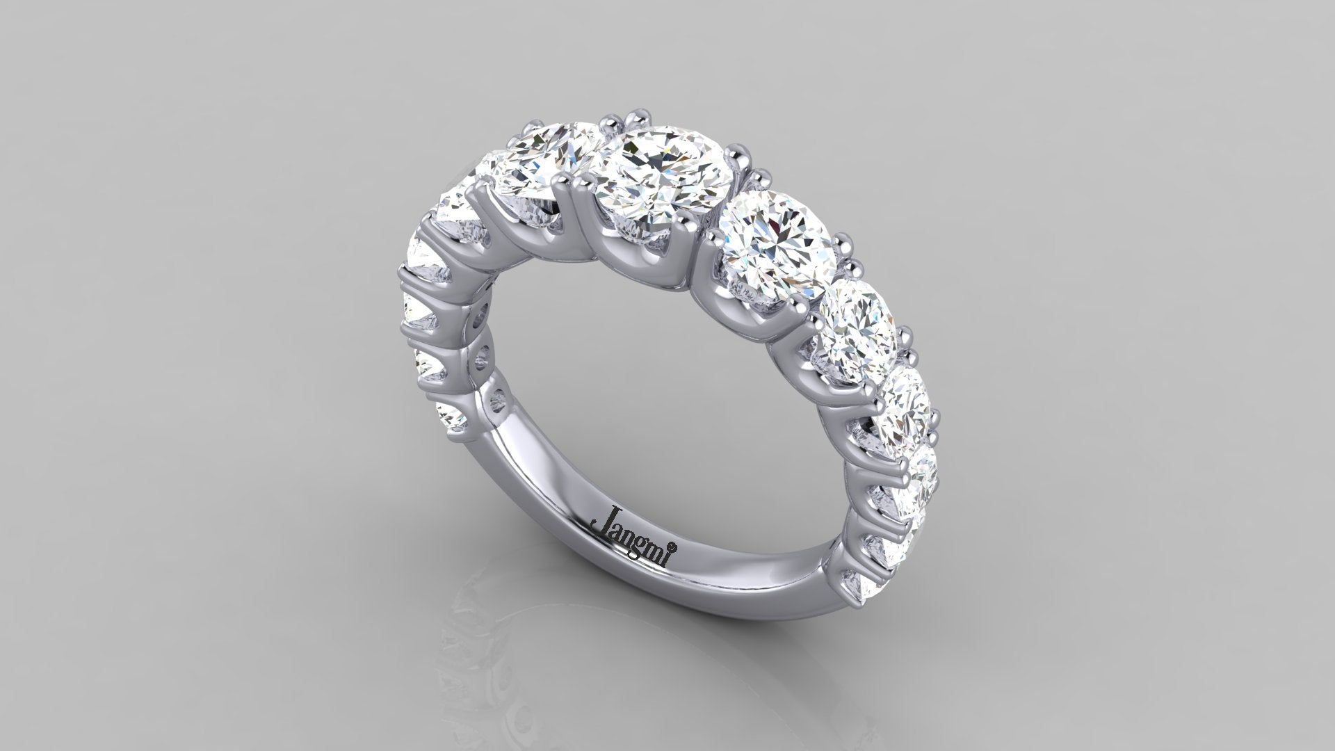 Love Gradual Wedding Band