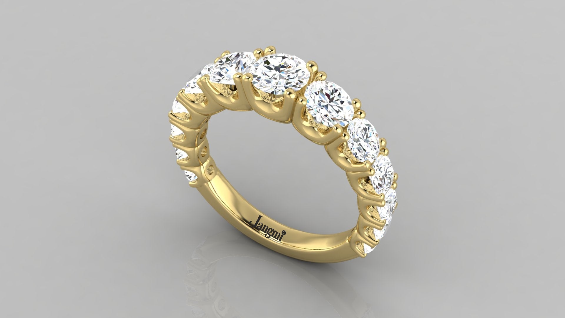 Love Gradual Wedding Band