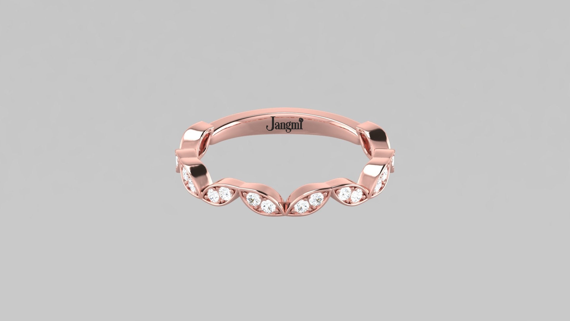 Love V Eyelet Ring