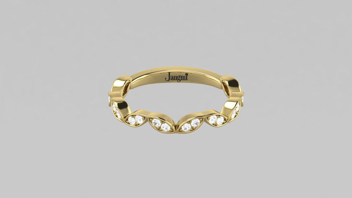 Love V Eyelet Ring