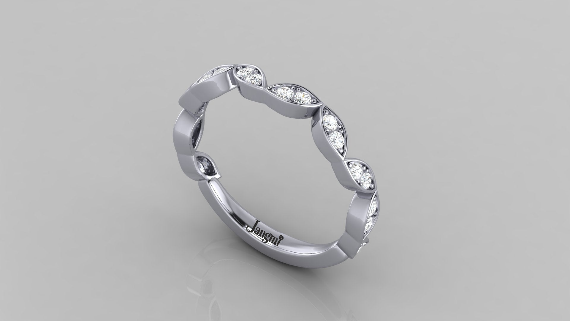Love V Eyelet Ring