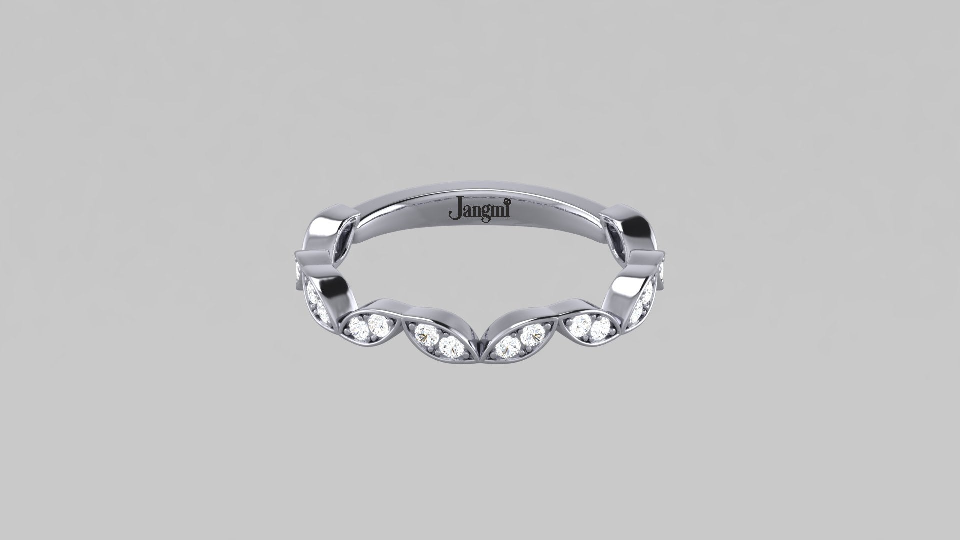 Love V Eyelet Ring