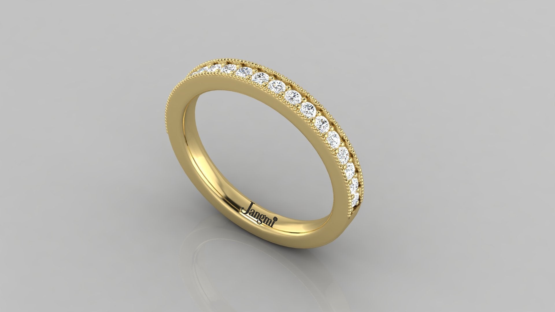 Love Channel Wedding Band