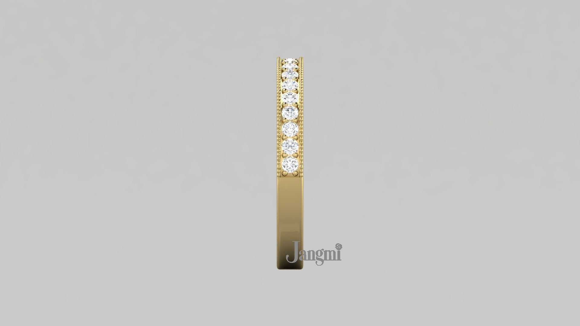 Love Channel Wedding Band