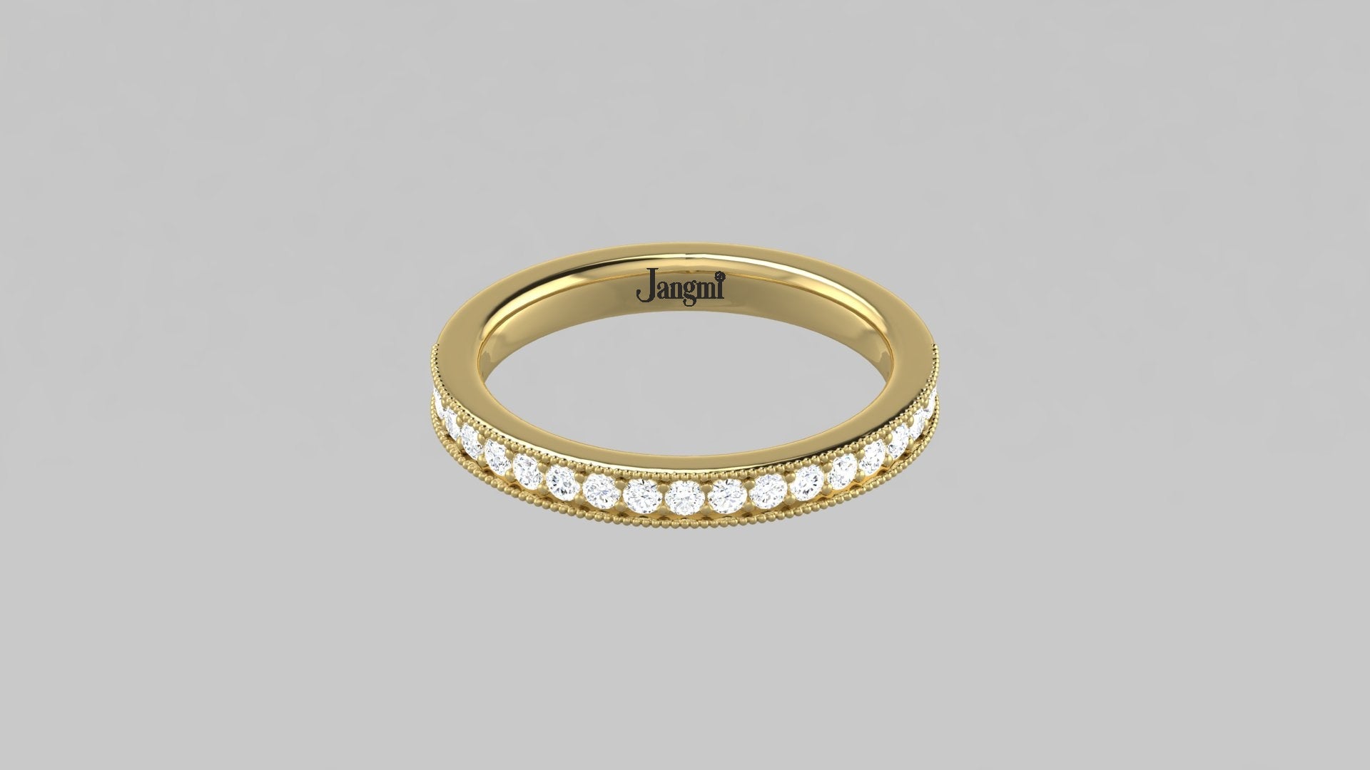 Love Channel Wedding Band