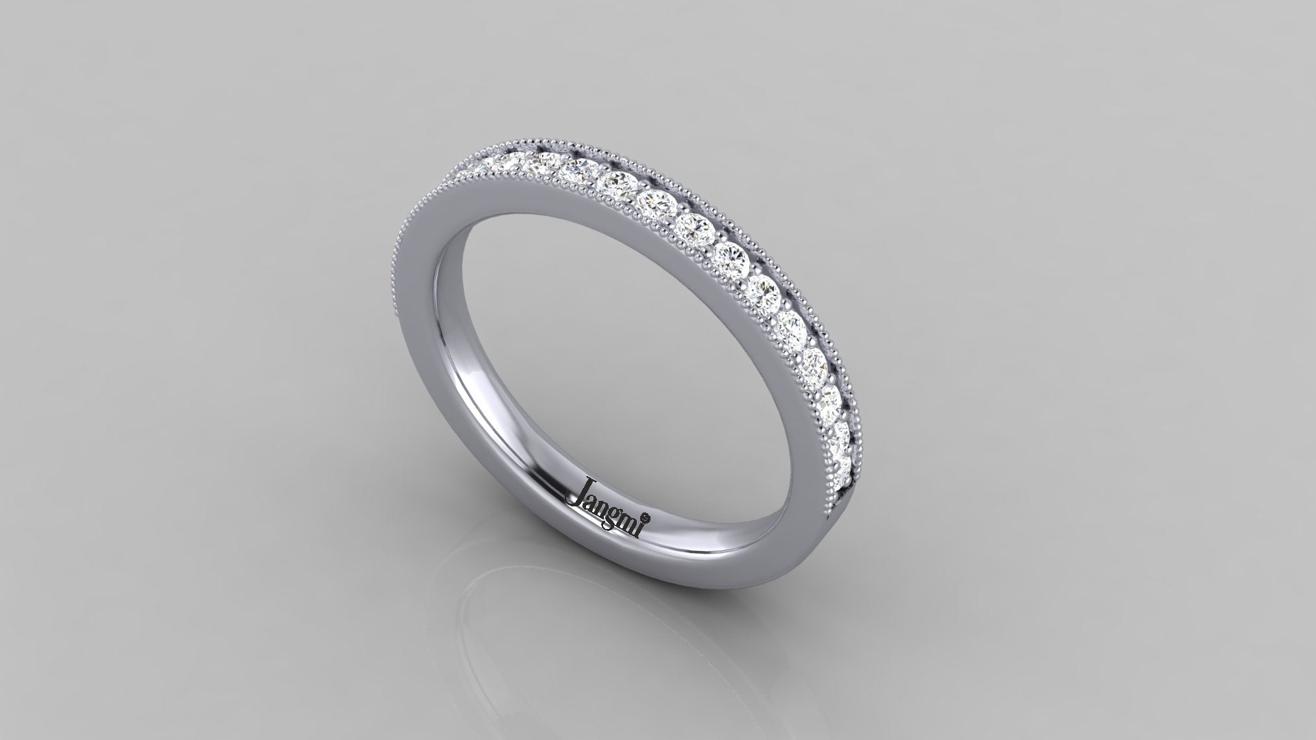 Love Channel Wedding Band