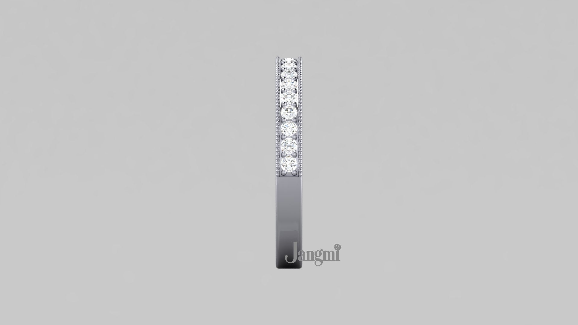 Love Channel Wedding Band